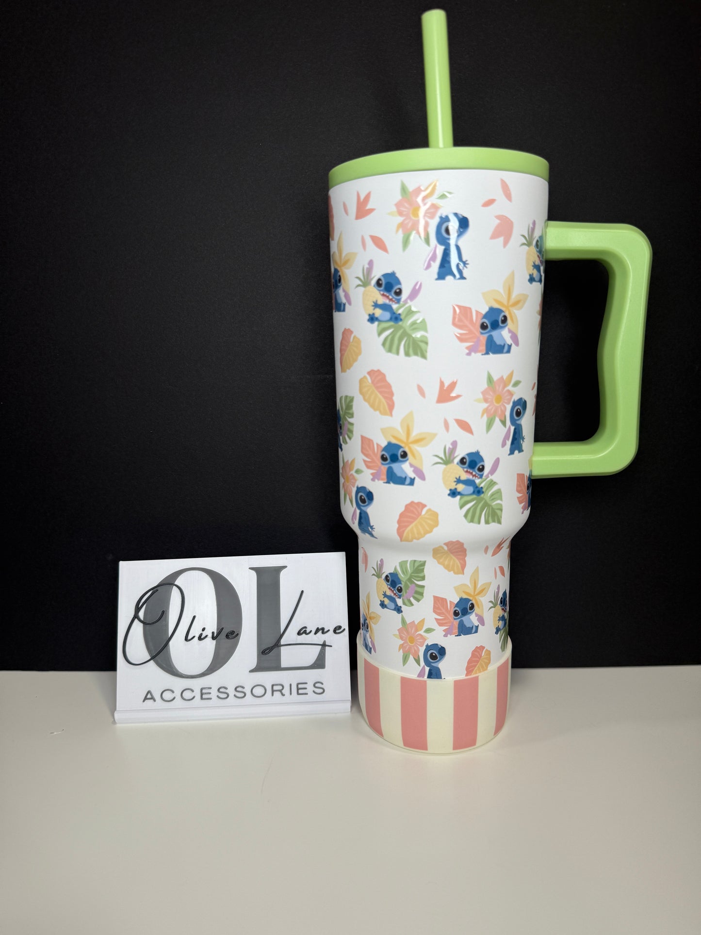 Almost Peach Whip Cabana - Silicone Tumbler Boot