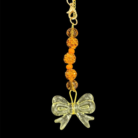 Orange Yellow - Acrylic Handle Charm