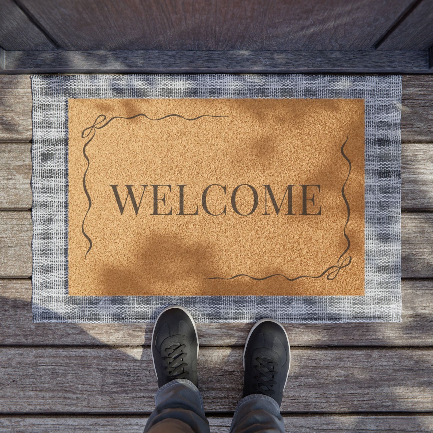 Welcome Bows Doormat