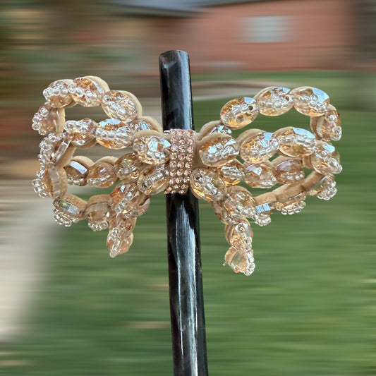 Nude Bling - Boujee Tumbler Bow