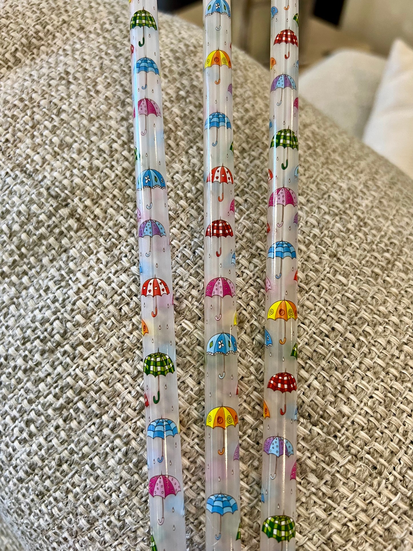 Clear Umbrella Straw (40oz Tumbler)