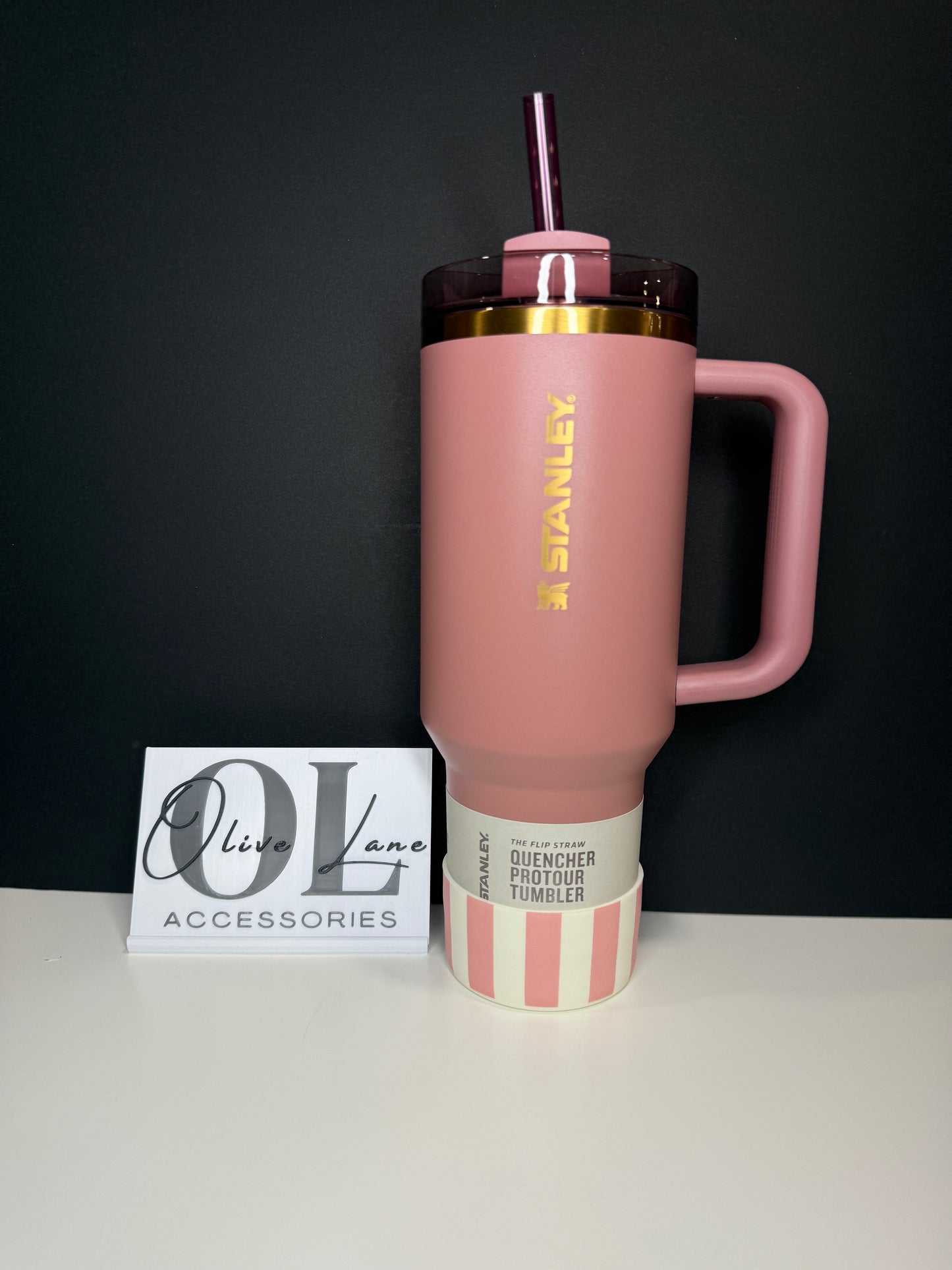 Almost Peach Whip Cabana - Silicone Tumbler Boot