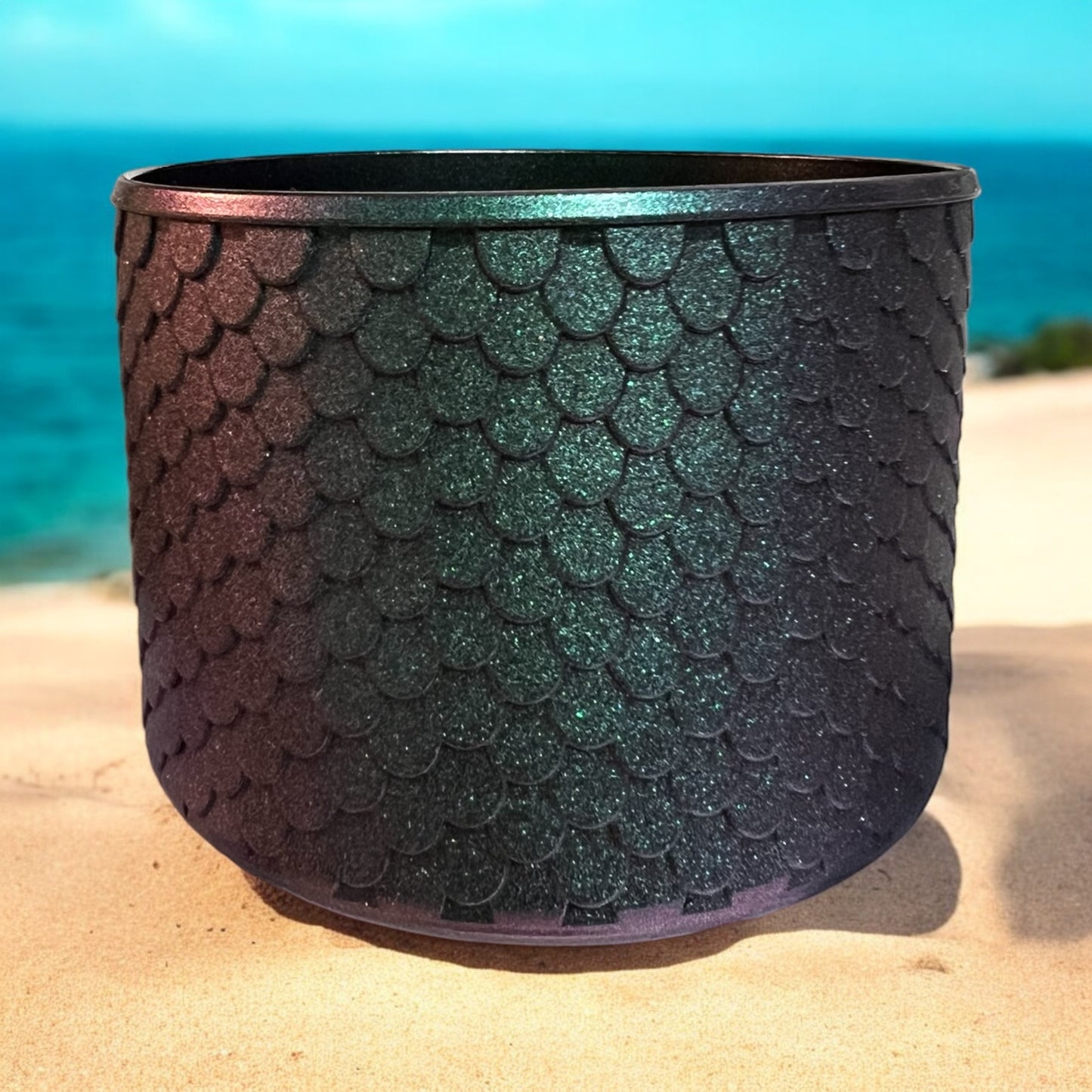 TALL Mermaid SCALES 8.5cm Silicone Tumbler Boot