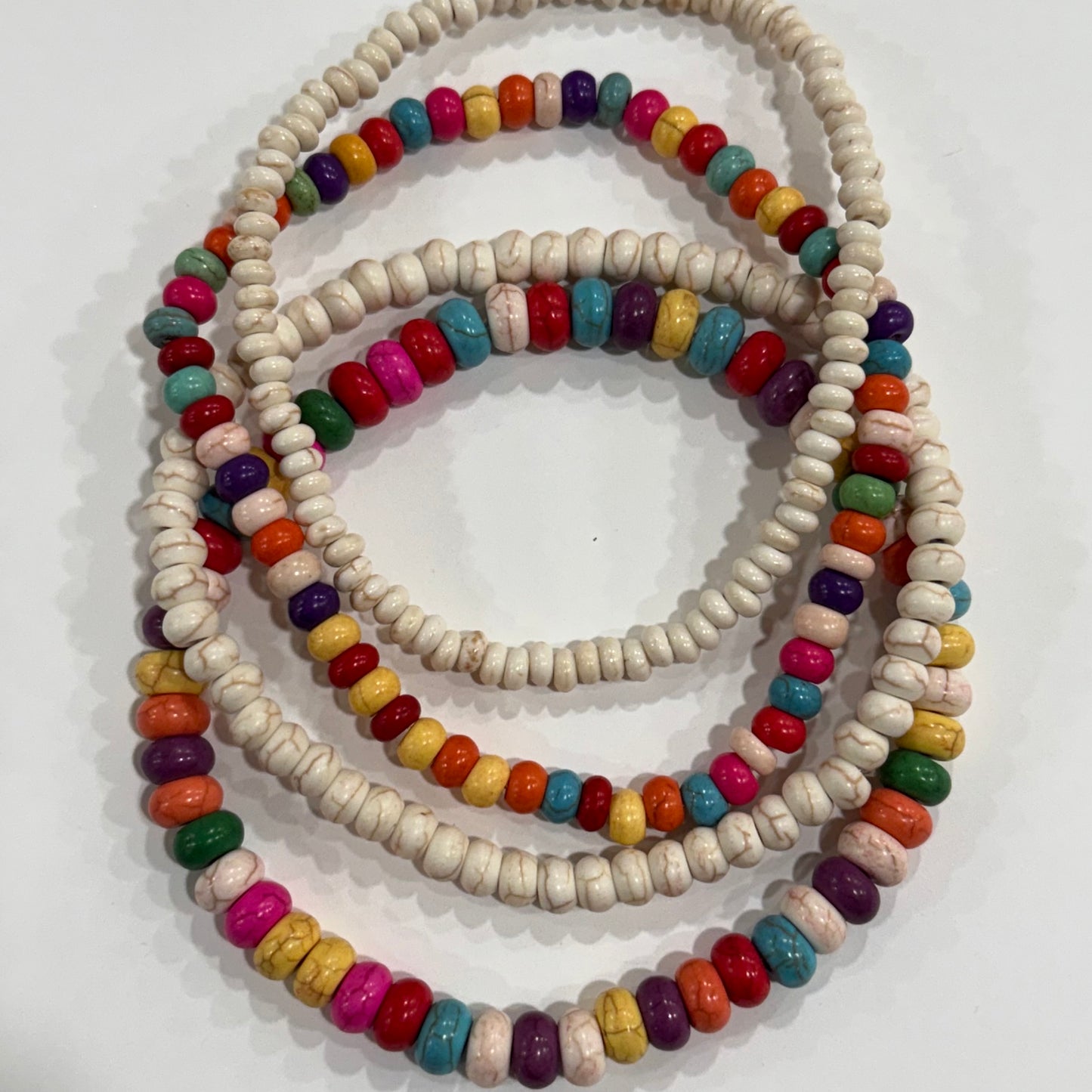 Rainbow Cream - Tumbler Bracelet Stacks