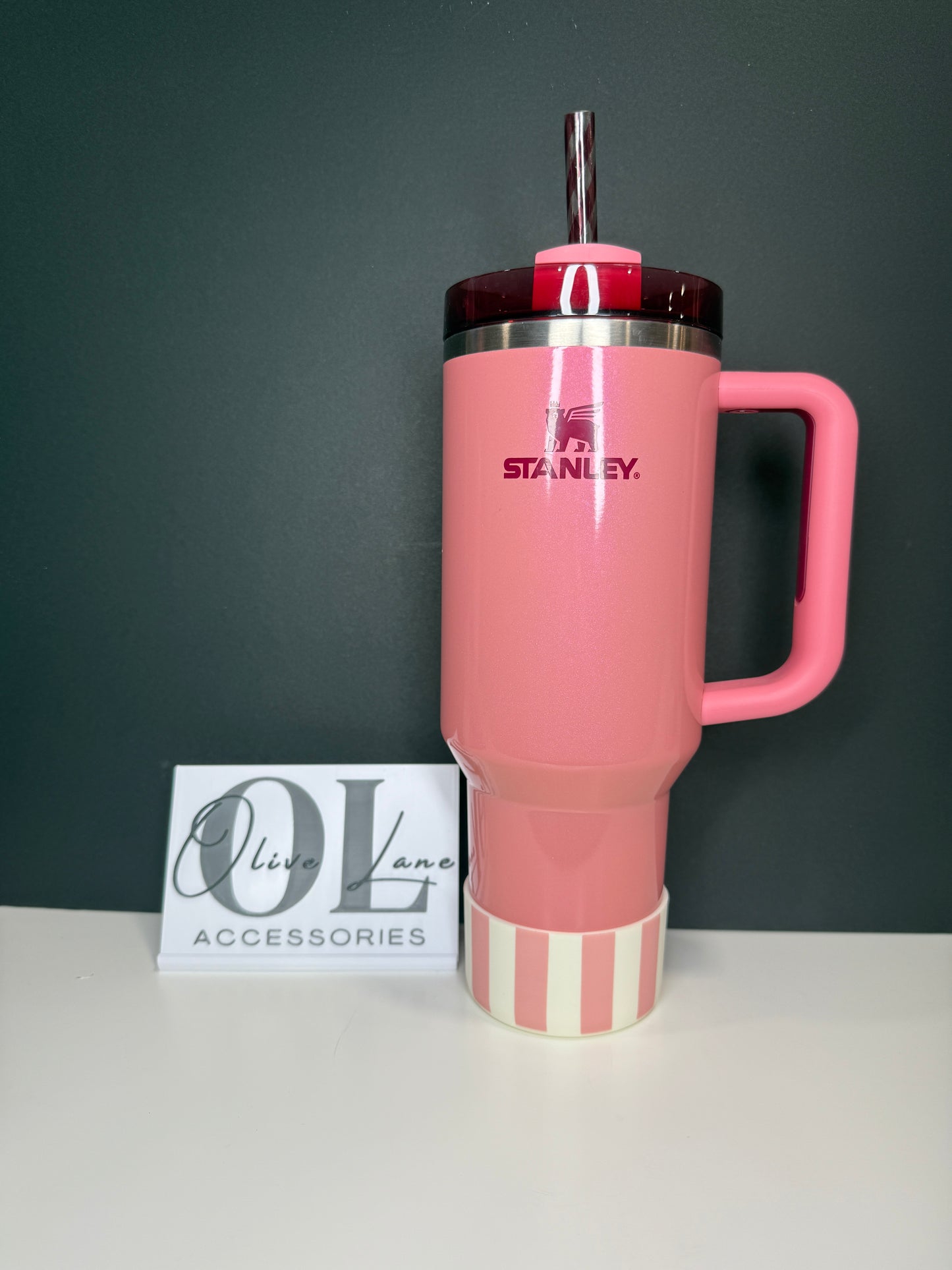 Almost Peach Whip Cabana - Silicone Tumbler Boot