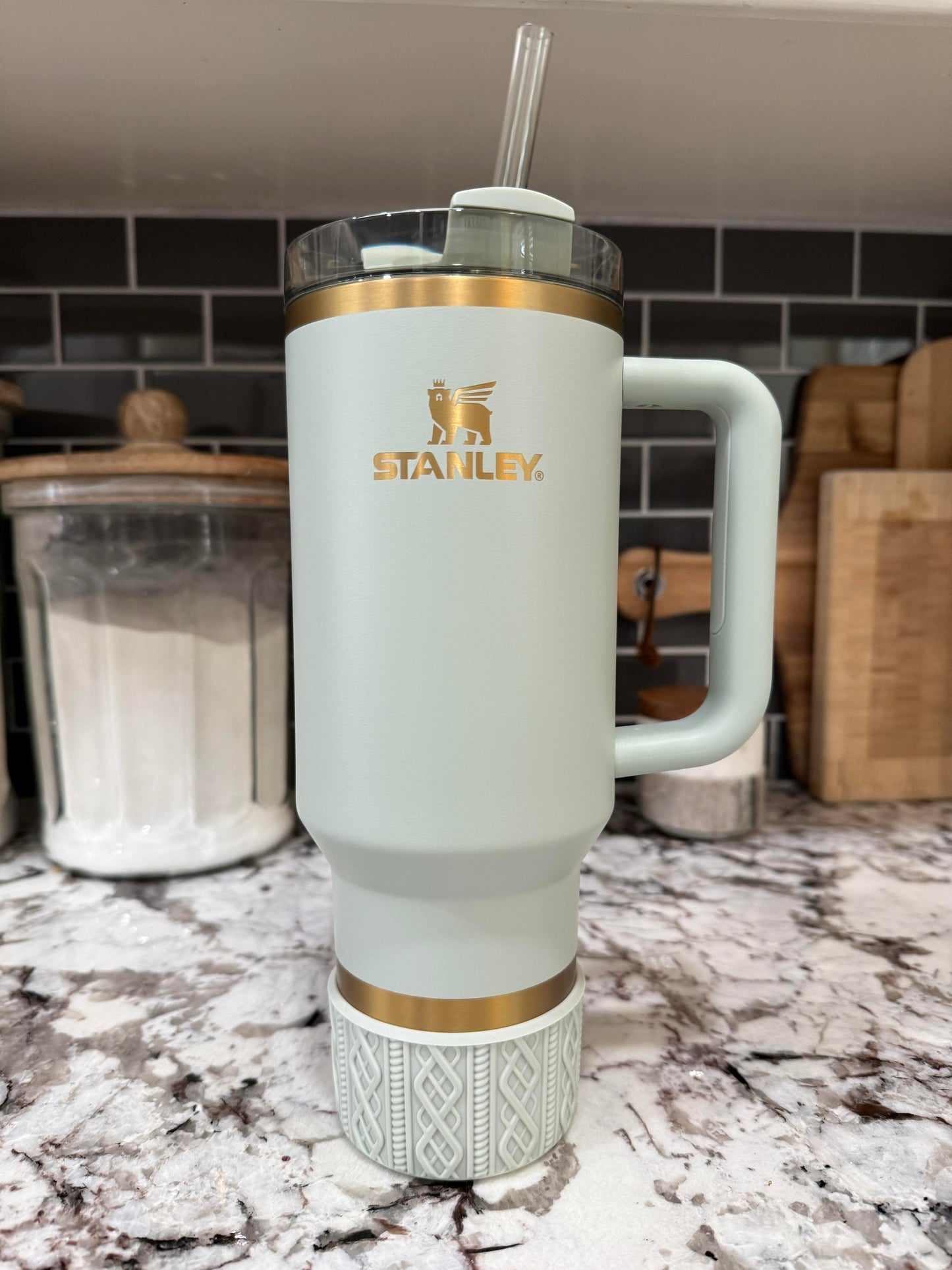 Celadon - SWEATER Silicone Tumbler Boot