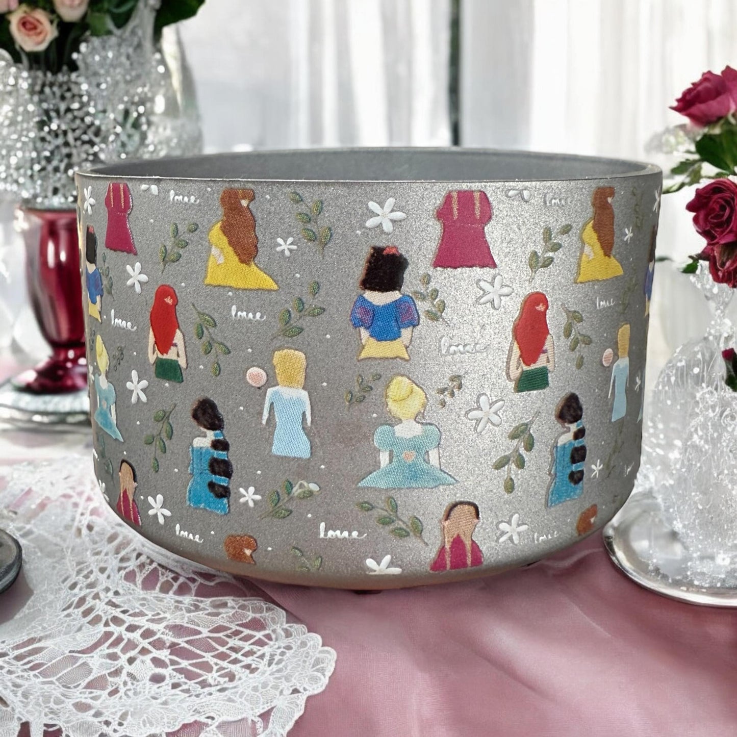 Pretty & Polished SILVER - 3D Silicone Tumbler Boot