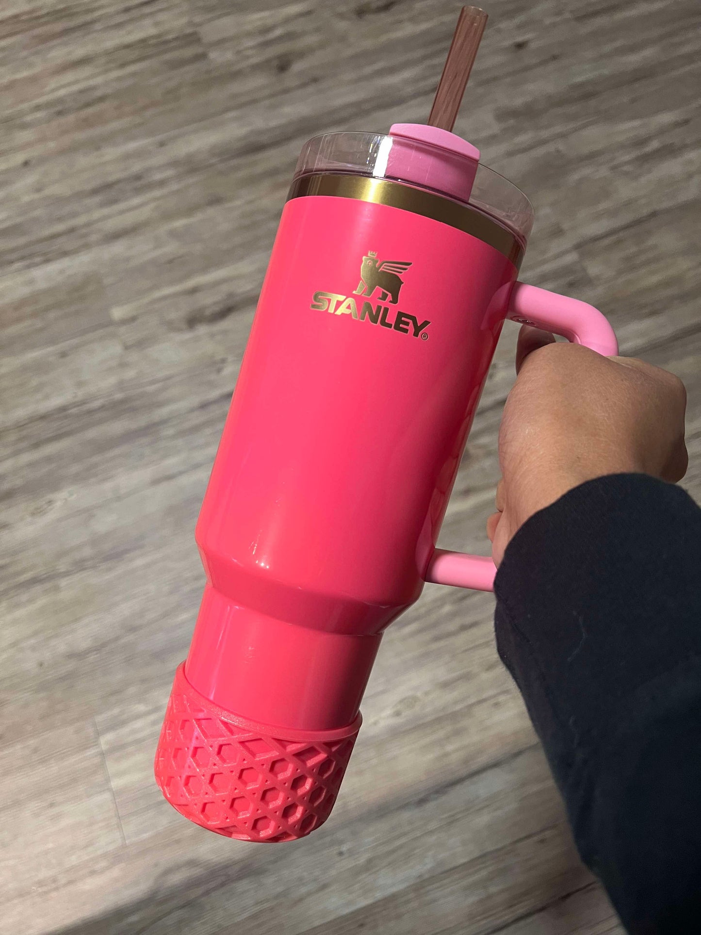Pink Parade SHIMMER - WAFFLE Silicone Tumbler Boot