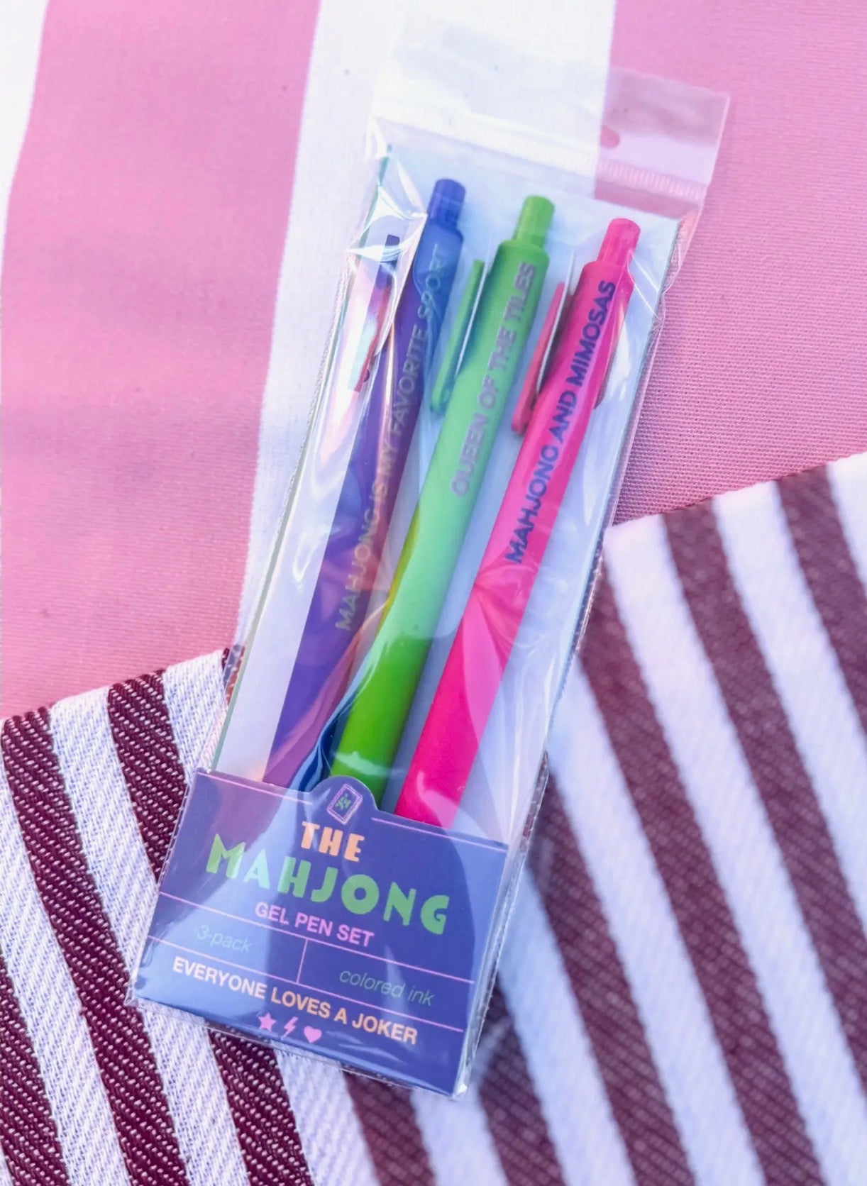 Mahjong - Gel Pen 4 Pack