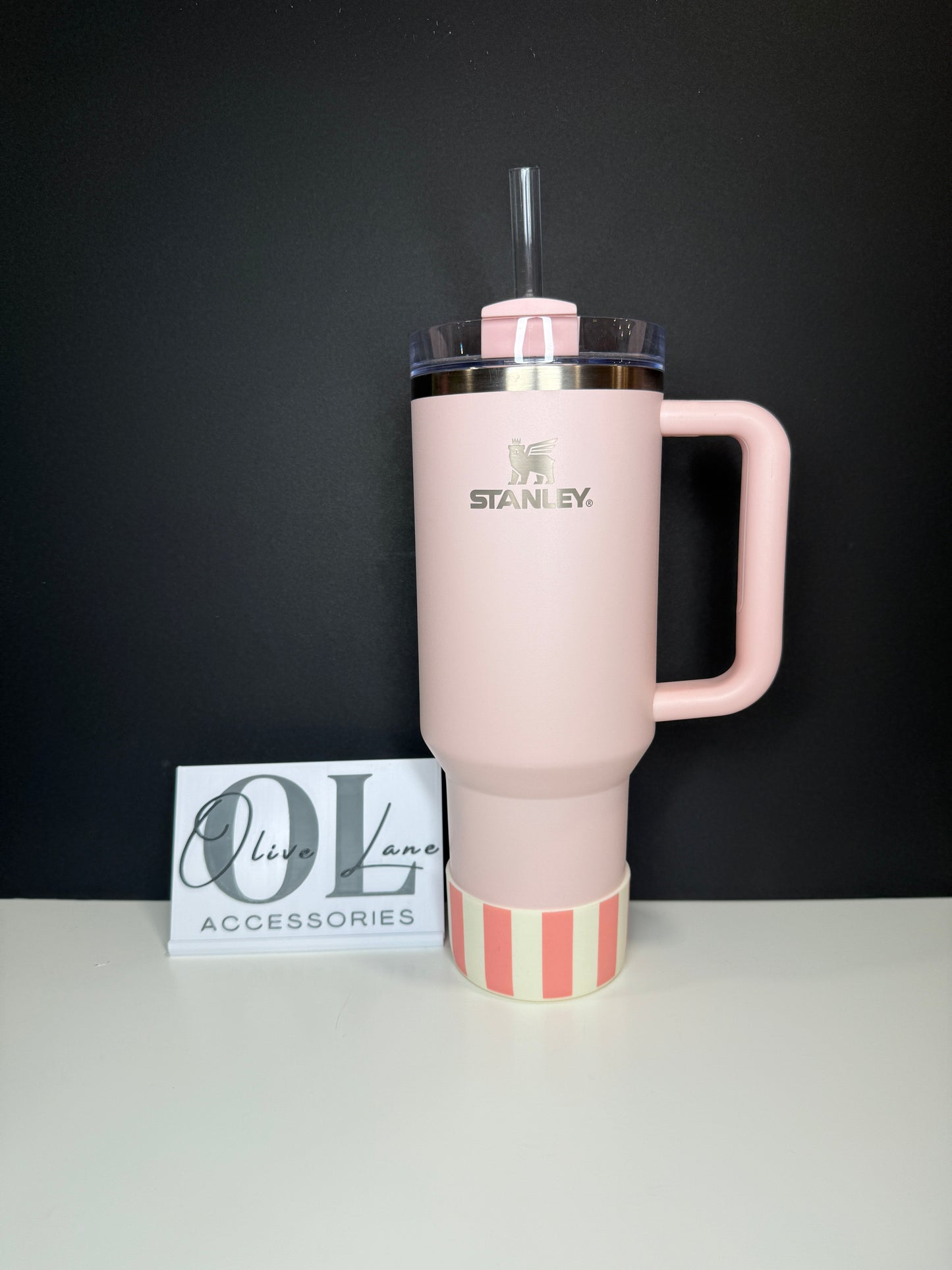 Almost Peach Whip Cabana - Silicone Tumbler Boot