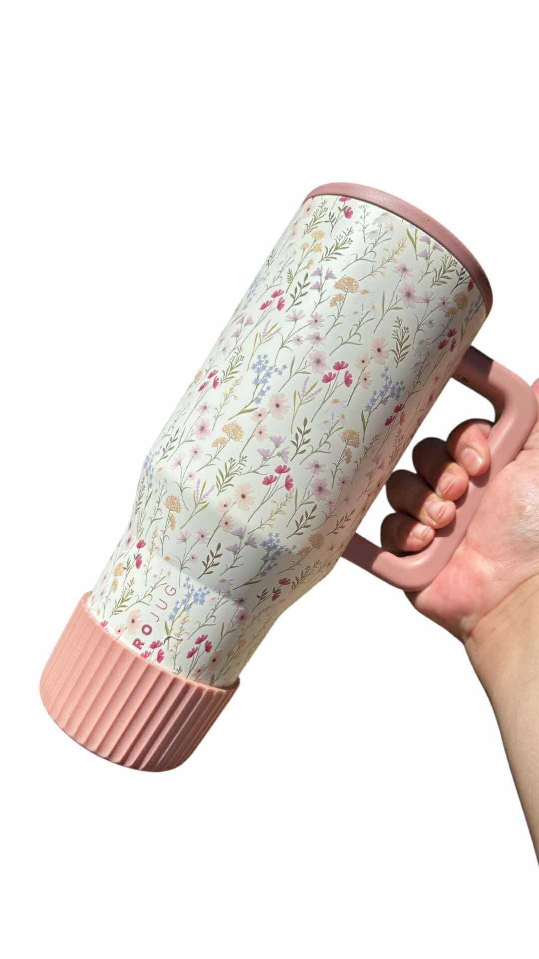 Ballet Pink FLUTED Silicone Tumbler Boot