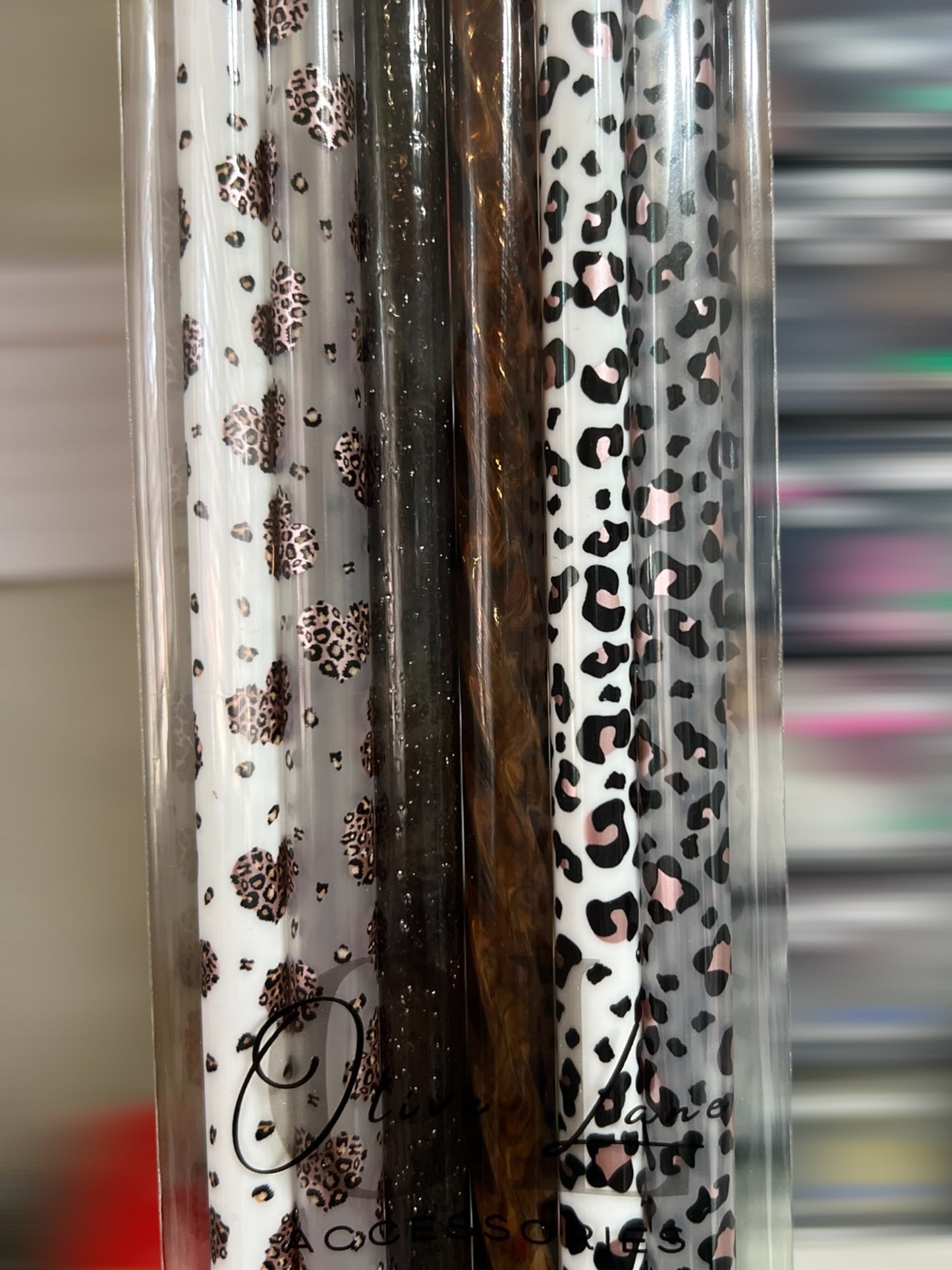 Leopard 6-pack SET Straws (40oz Tumbler)