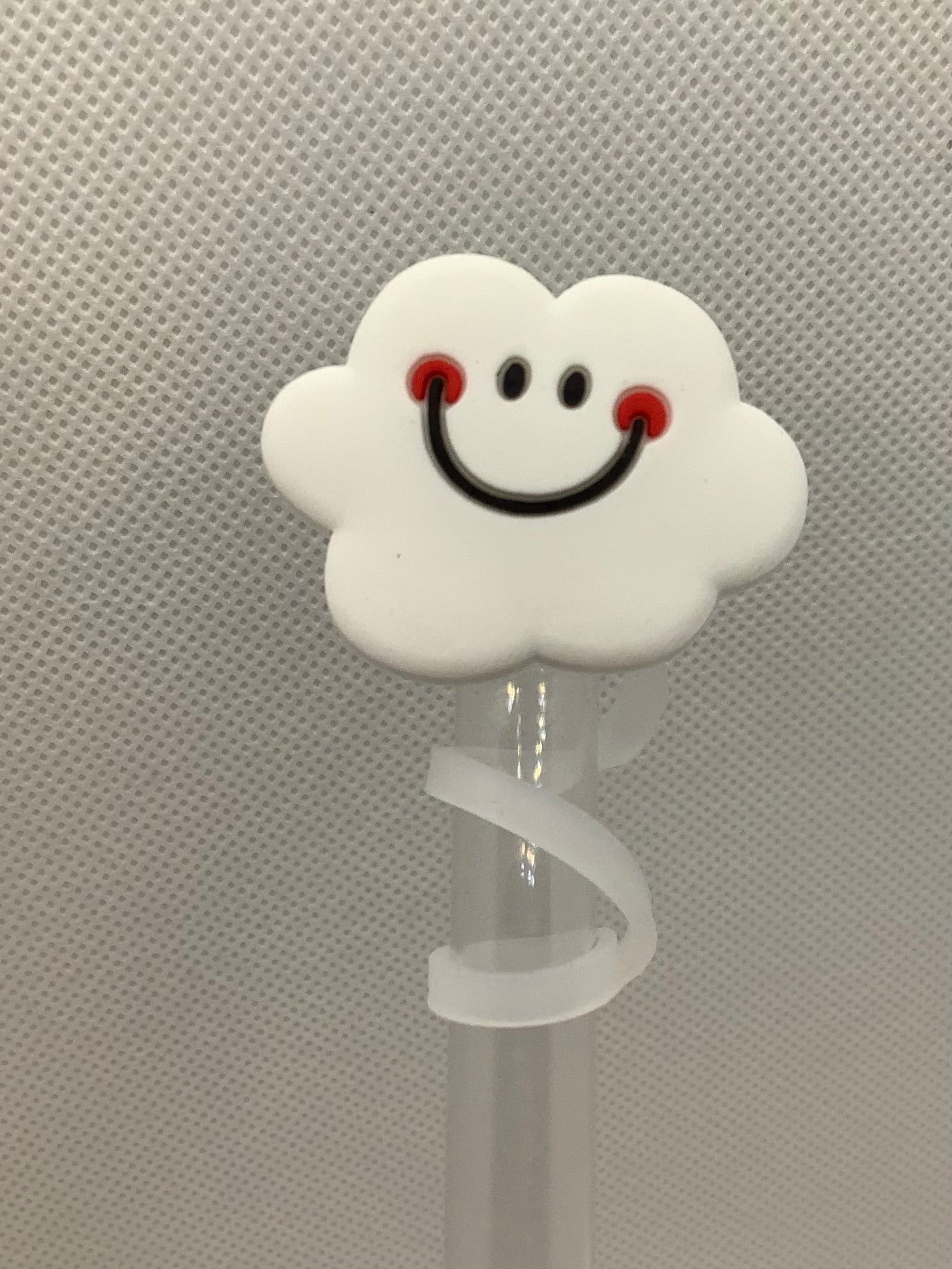 Happy Cloud Silicone Straw Topper 10mm