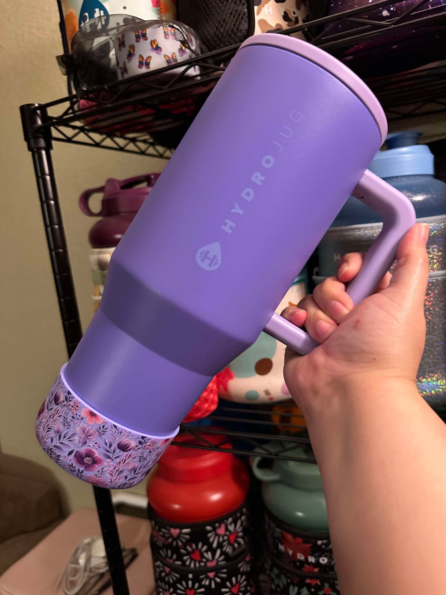 Hydrangea Blooming Fields - Silicone Tumbler Boot