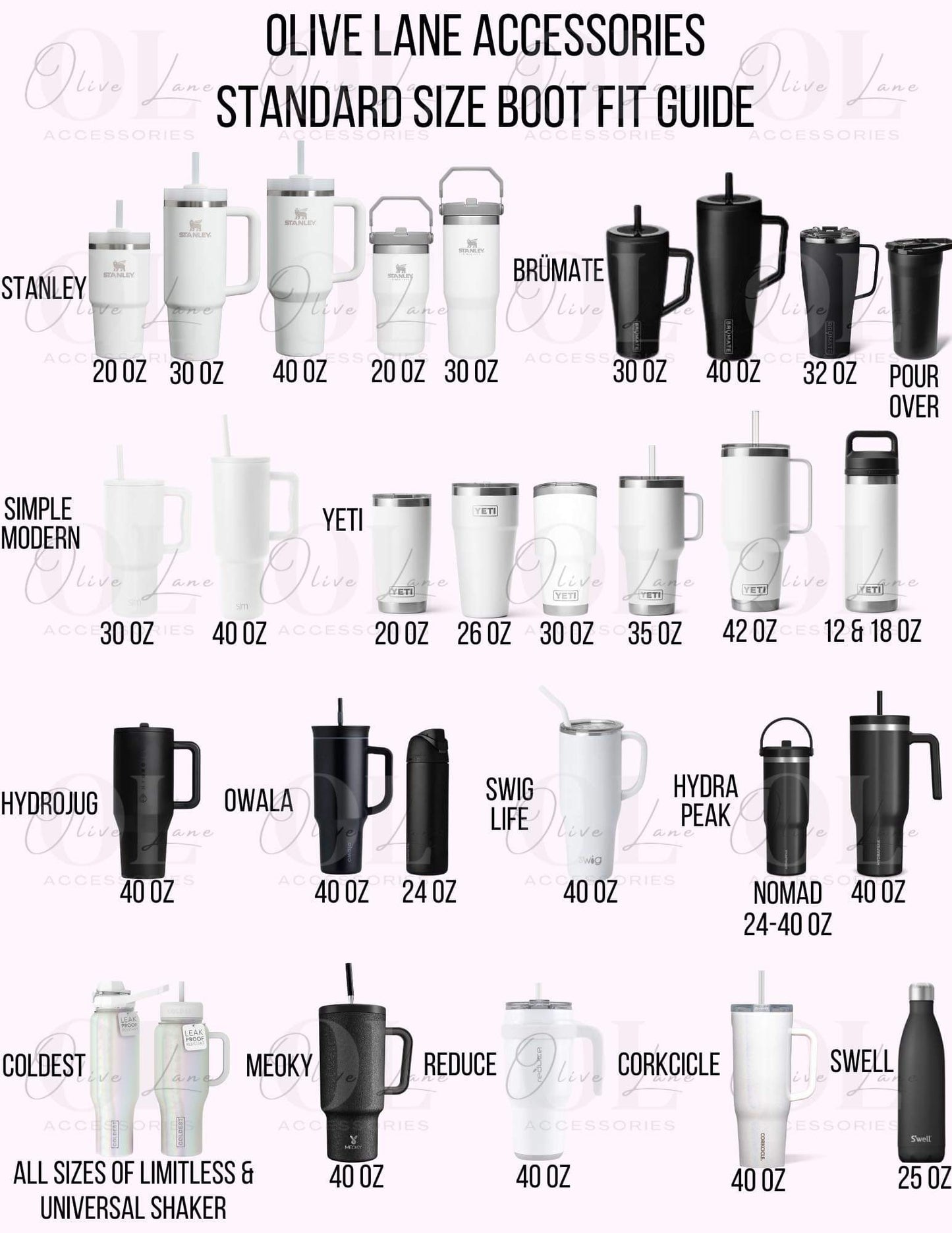 Steel - WAVES Silicone Tumbler Boot