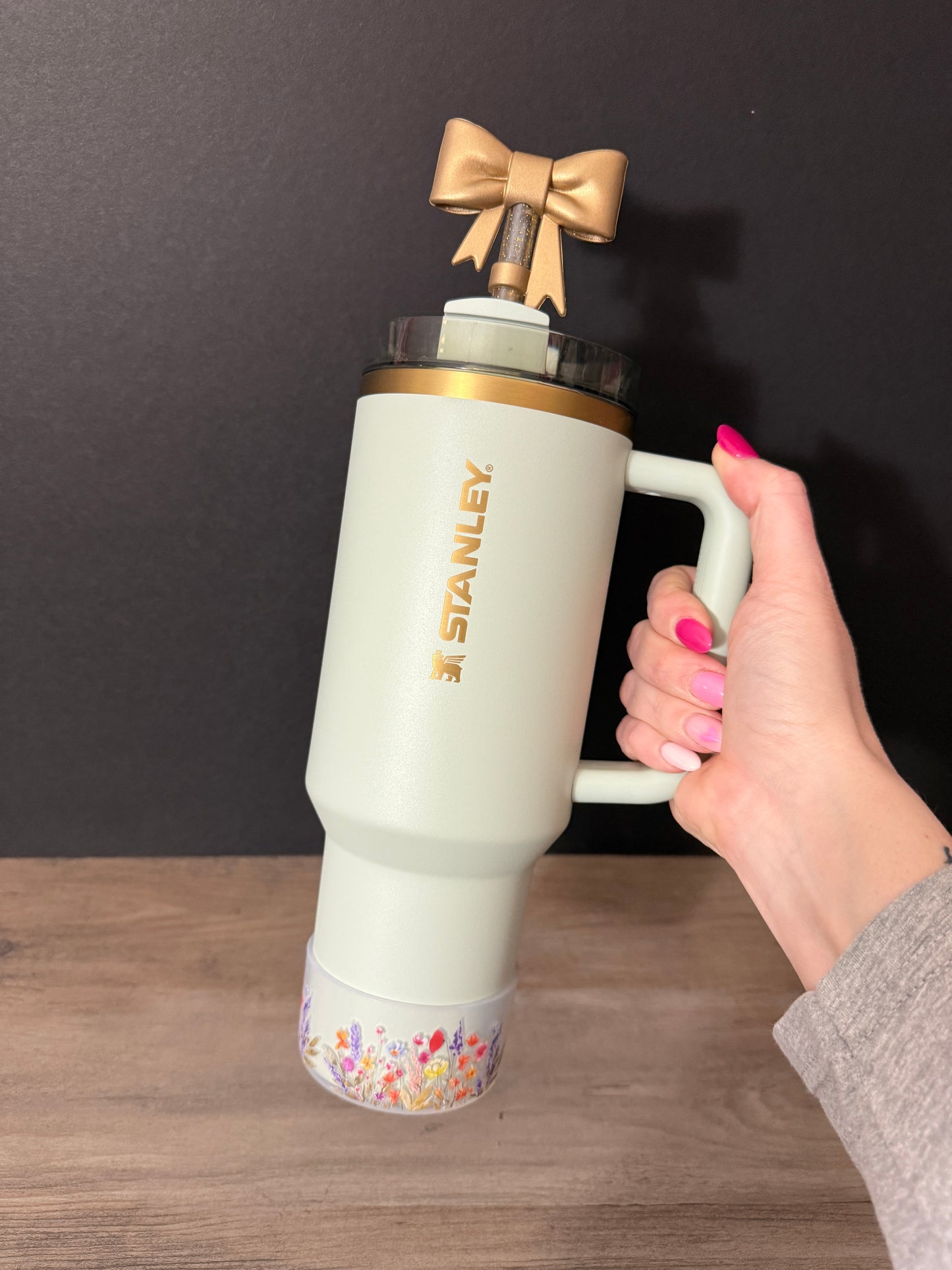 Clear Spring Wildflowers - Silicone Tumbler Boot