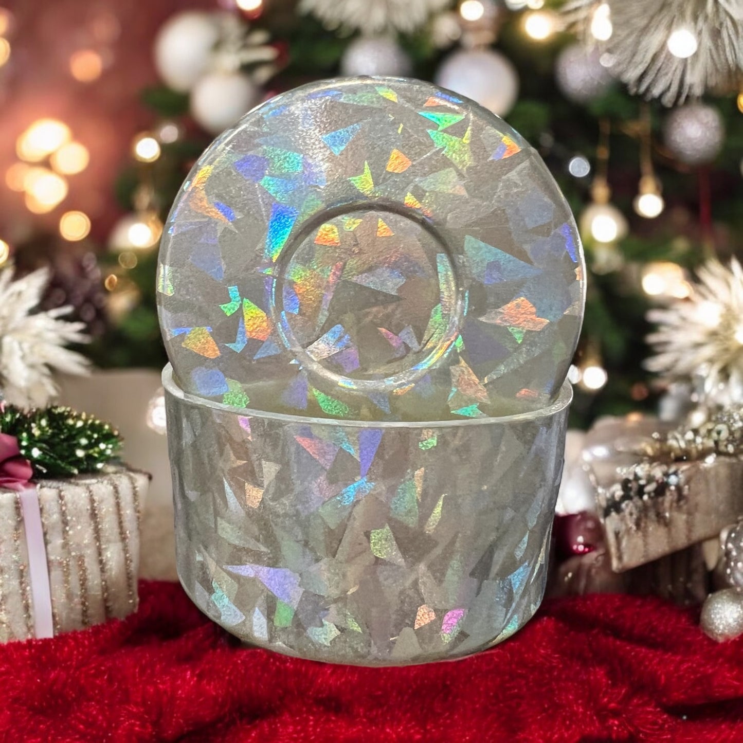 Iridescent Kaleidoscope - Silicone Tumbler Boot