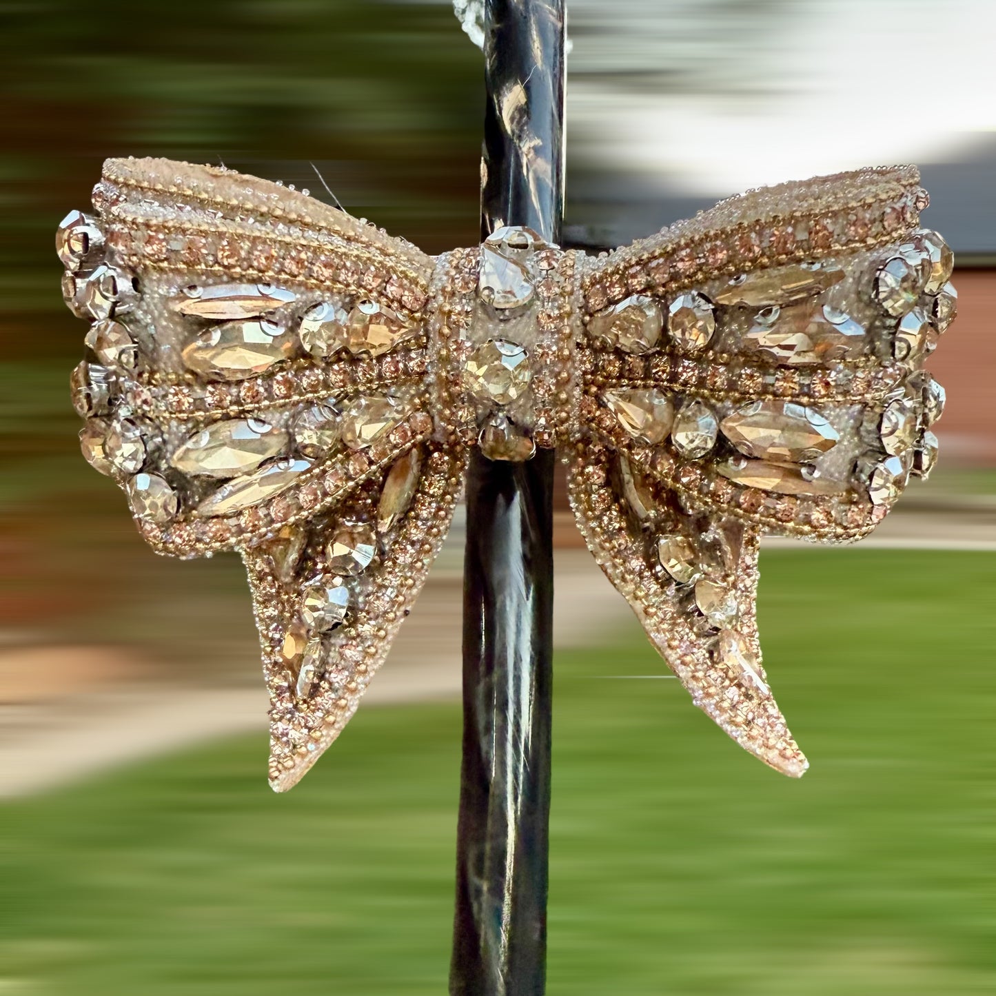 Bronze Rhinestone - Boujee Tumbler Bow