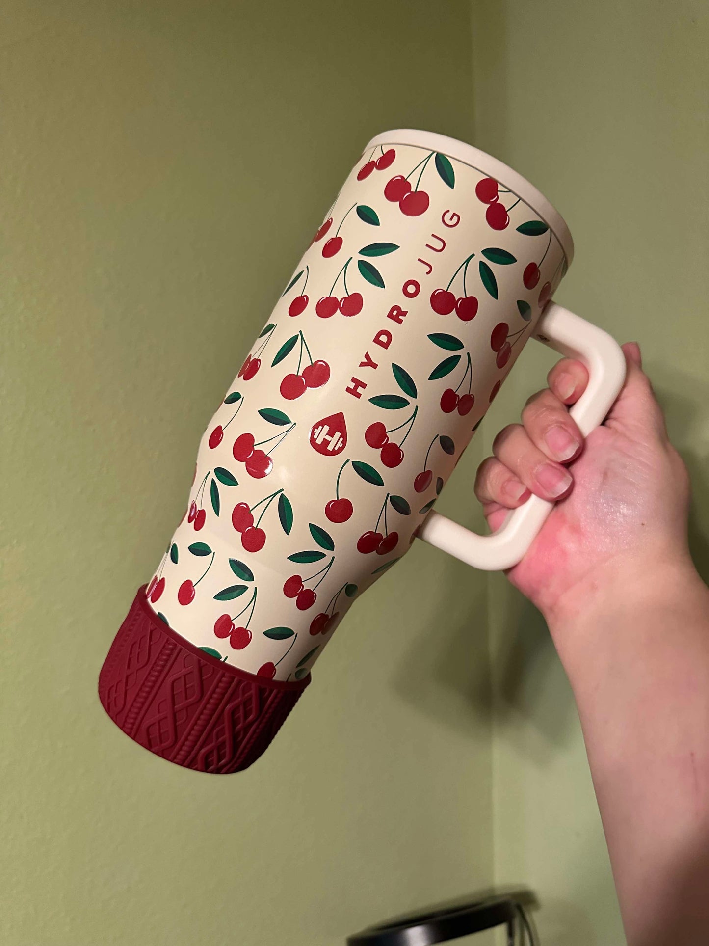 Cherry Mocha - SWEATER Silicone Tumbler Boot