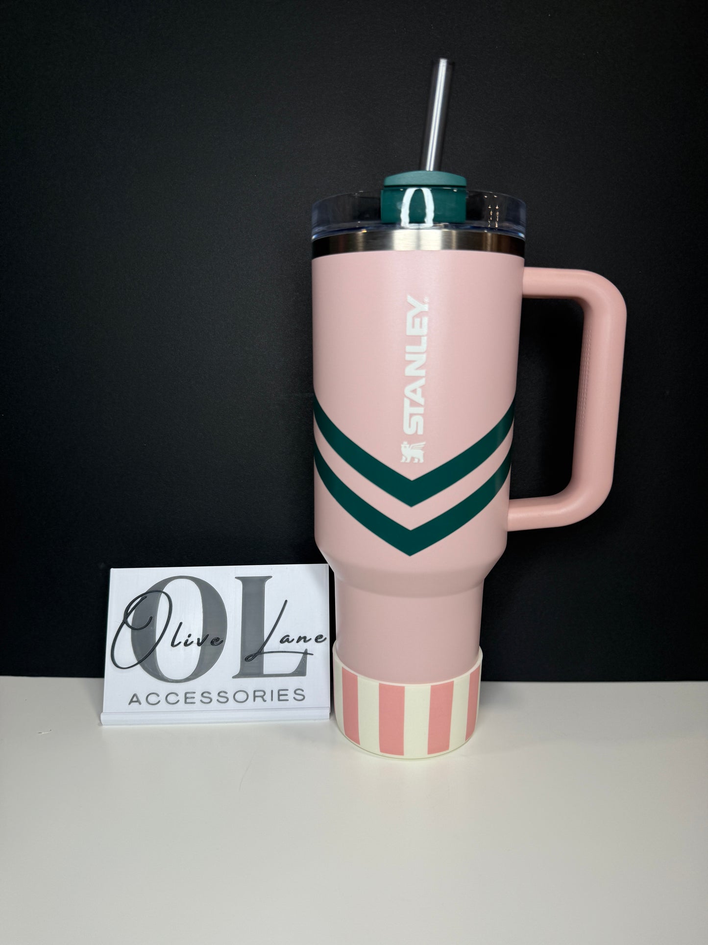 Almost Peach Whip Cabana - Silicone Tumbler Boot