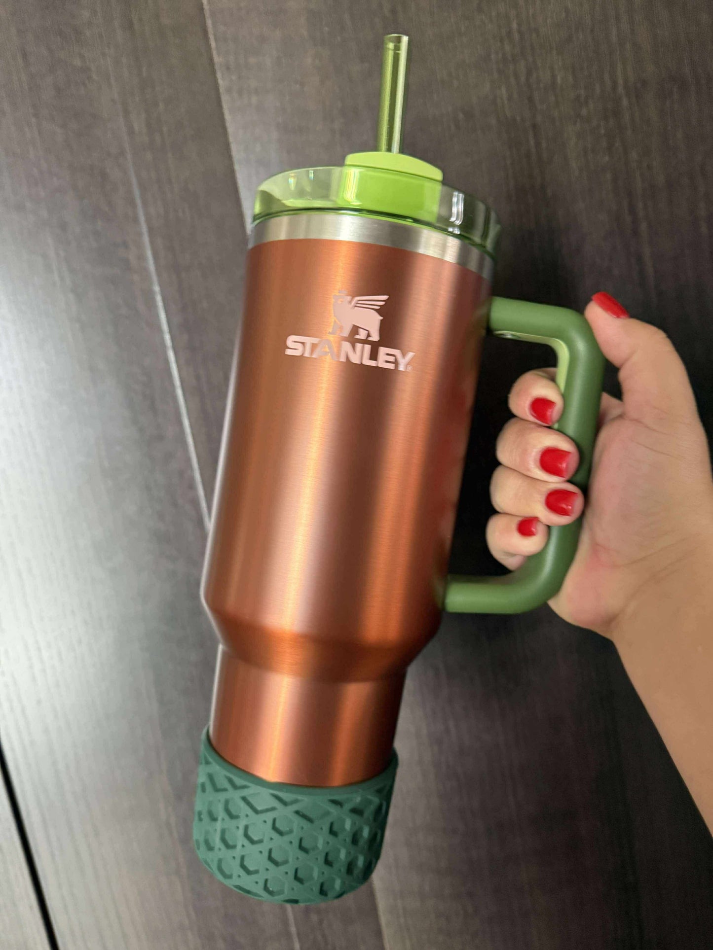 Hammertone Green WAFFLE Silicone Tumbler Boot