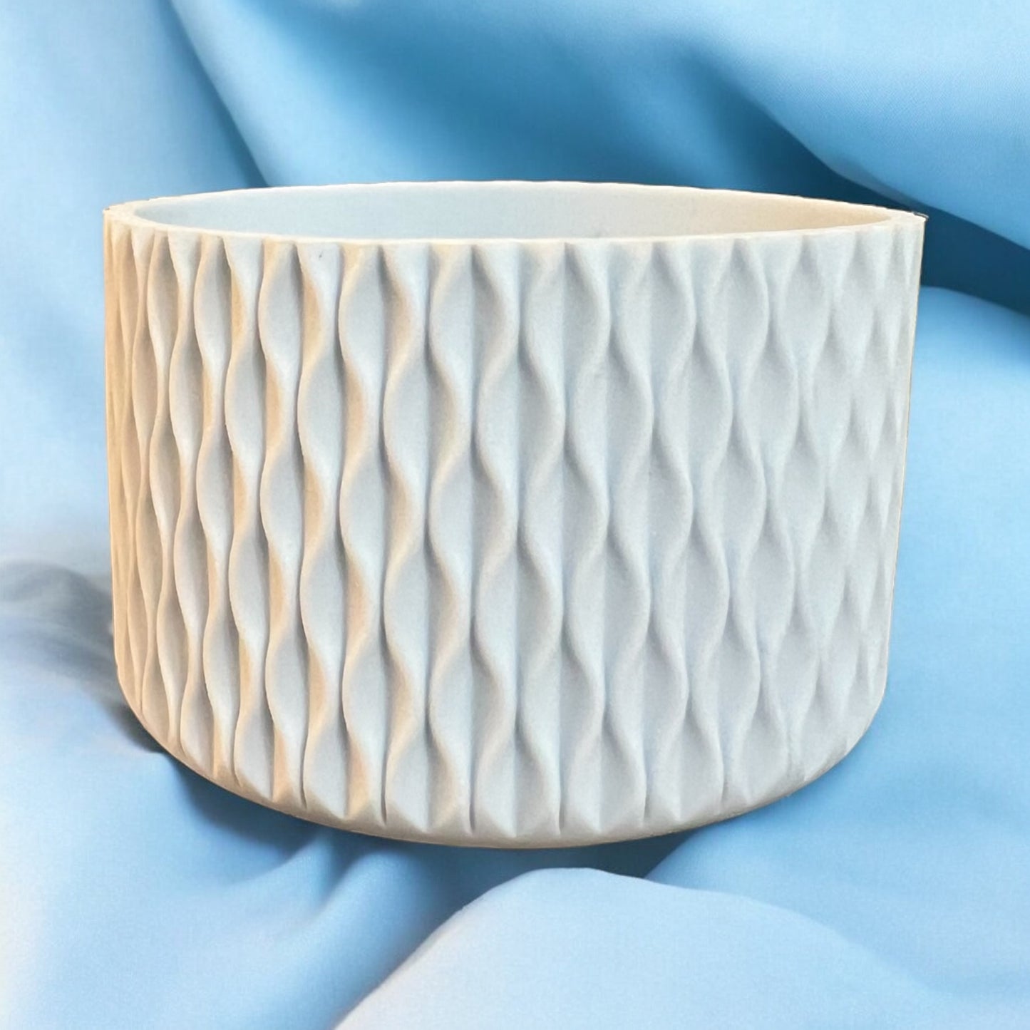 Everblooming Blue WAVES Silicone Tumbler Boot