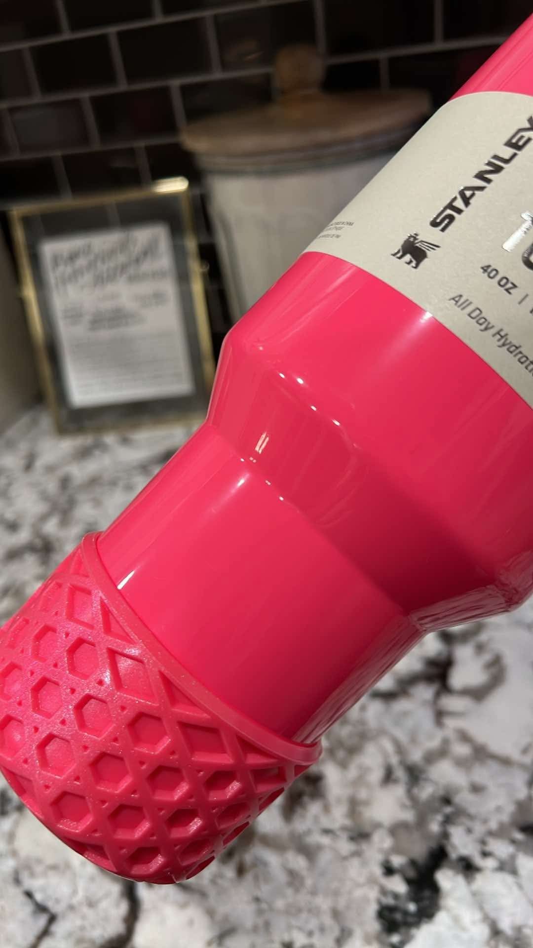 Pink Parade SHIMMER - WAFFLE Silicone Tumbler Boot
