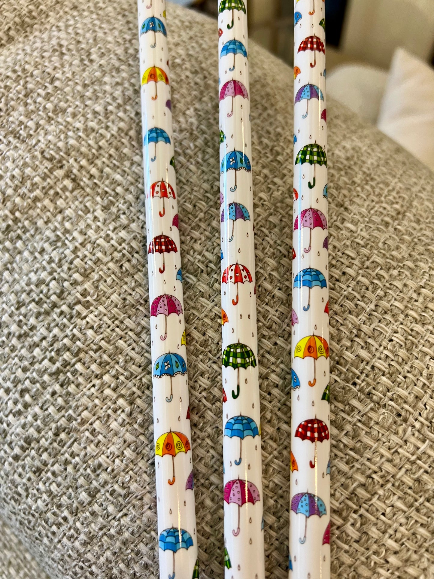 White Umbrella Straw (40oz Tumbler)