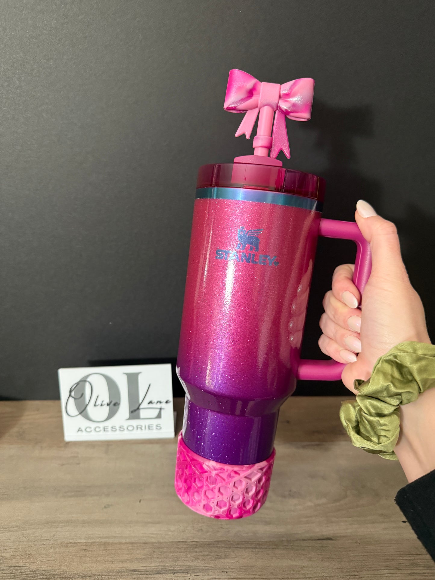 Peony Fuchsia - WAFFLE Silicone Tumbler Boot