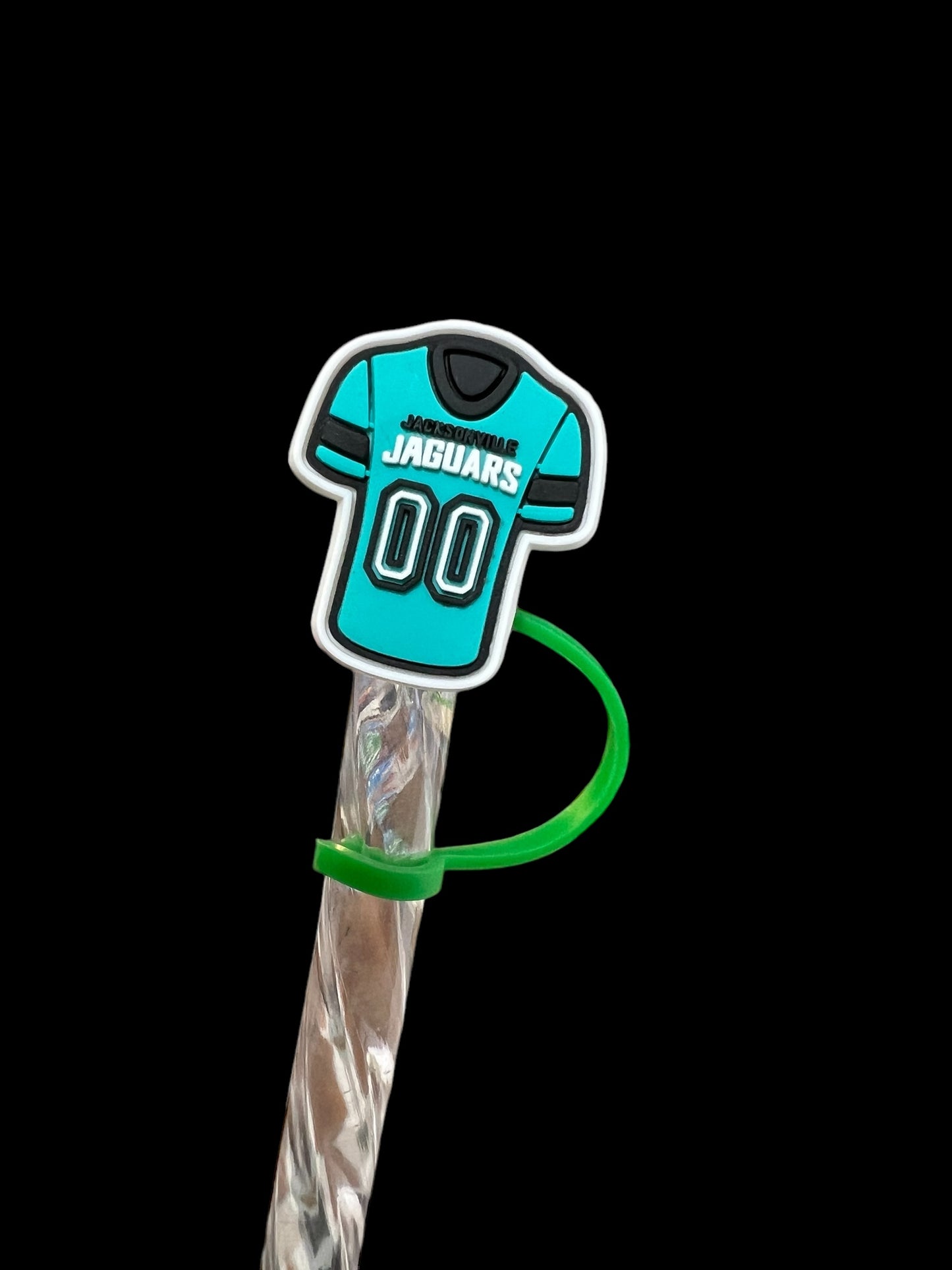 Jaguars Jersey Silicone Straw Topper 10mm