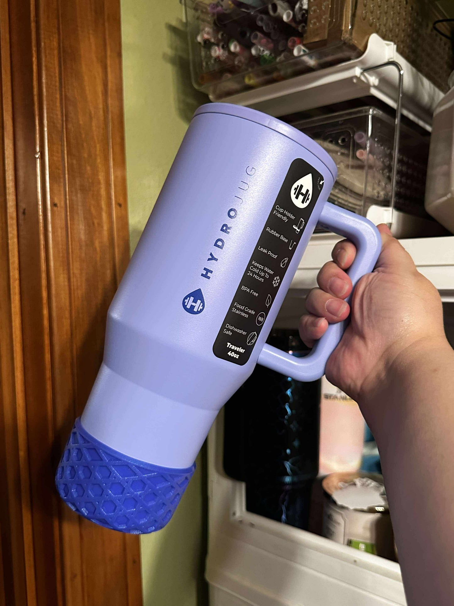 Sapphire SHIMMER - WAFFLE Silicone Tumbler Boot