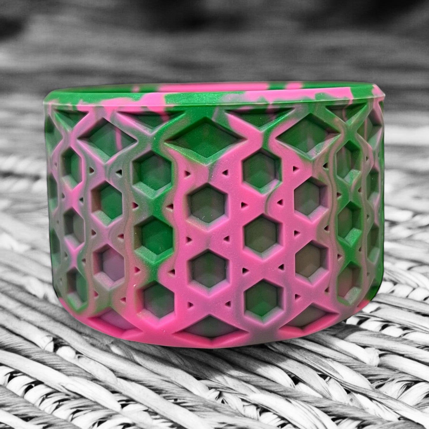 Wicked Swirl WAFFLE Silicone Tumbler Boot