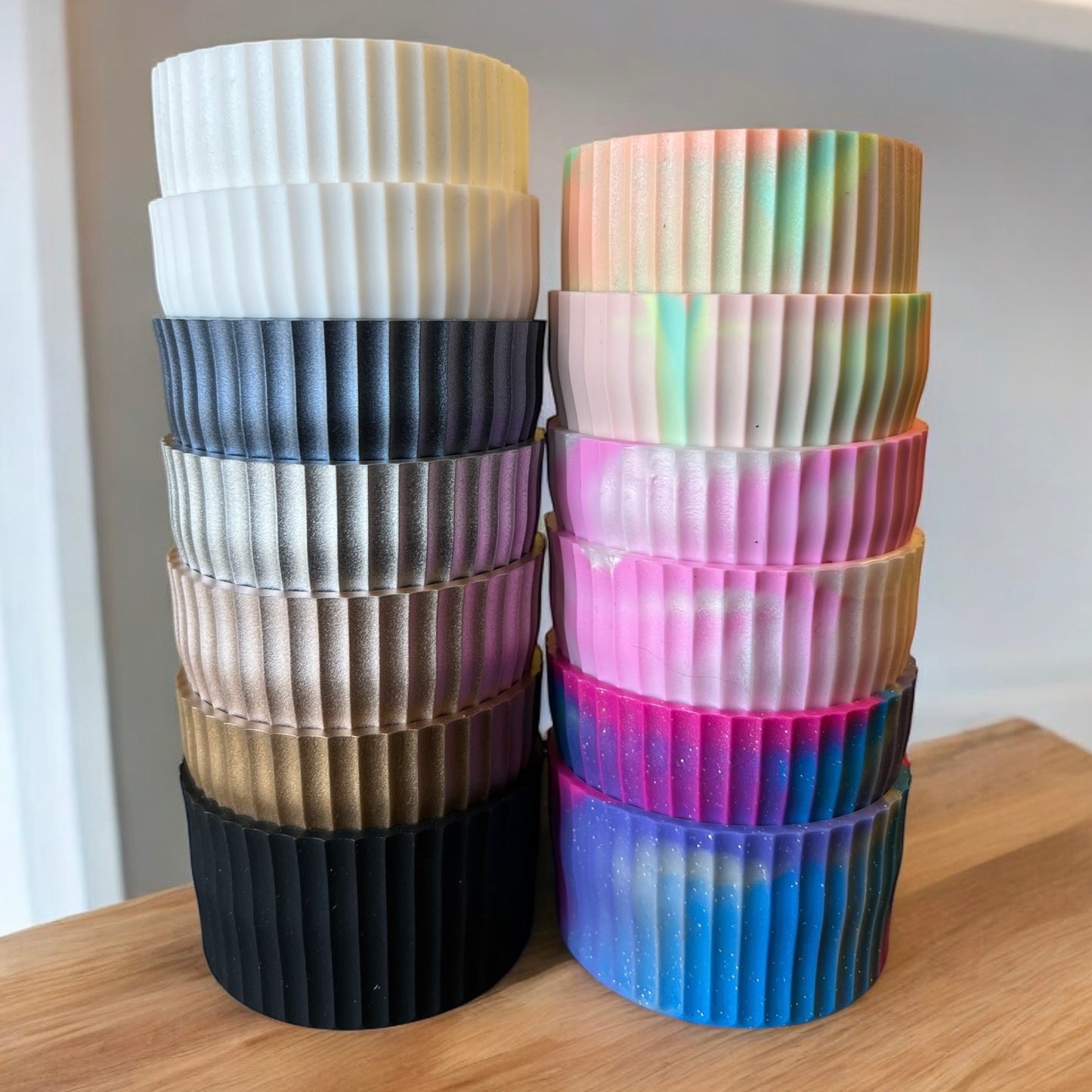 Signature 7.0cm FLUTED Silicone Tumbler Boot