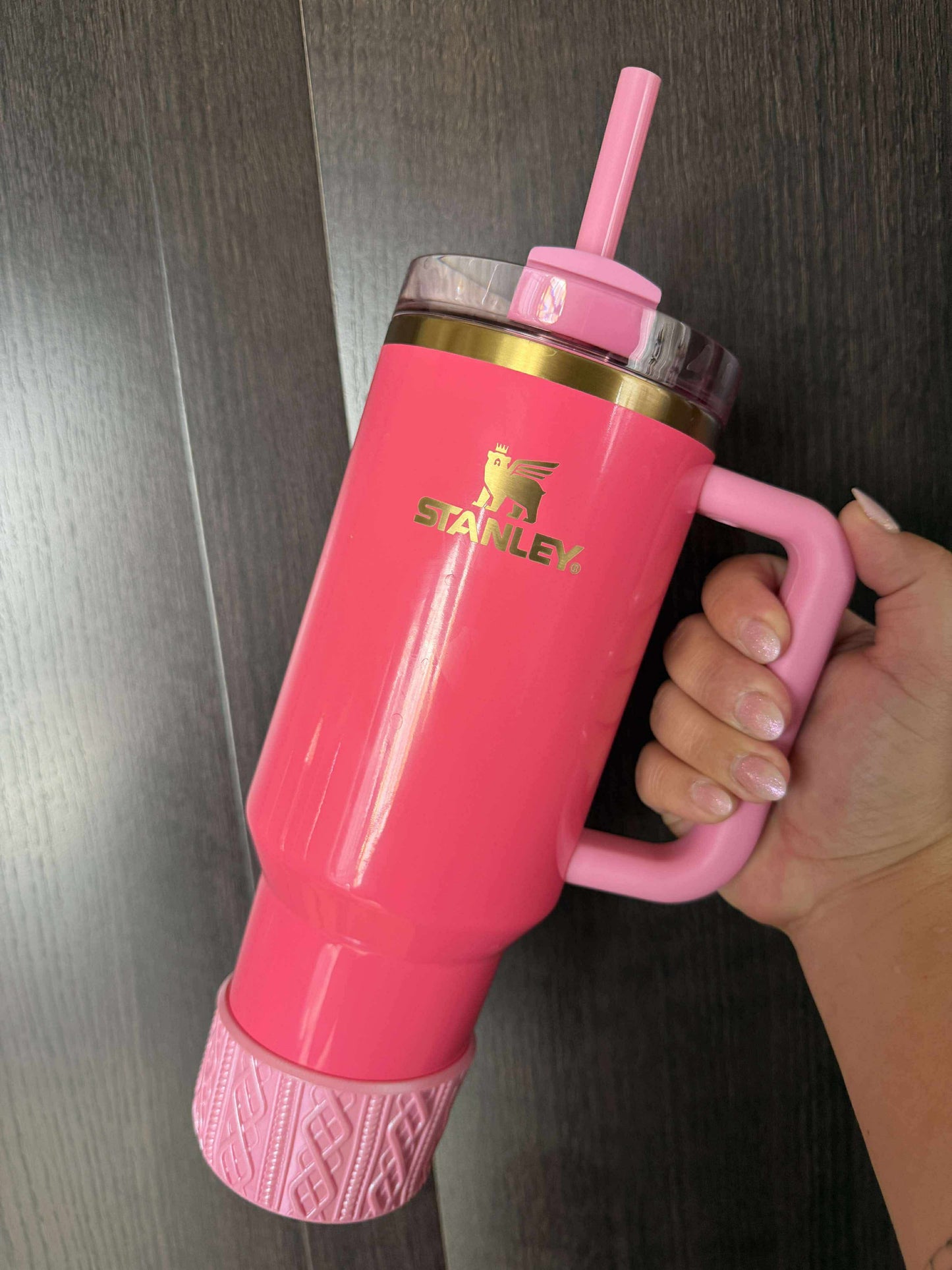 Bubblegum SHIMMER - SWEATER Silicone Tumbler Boot