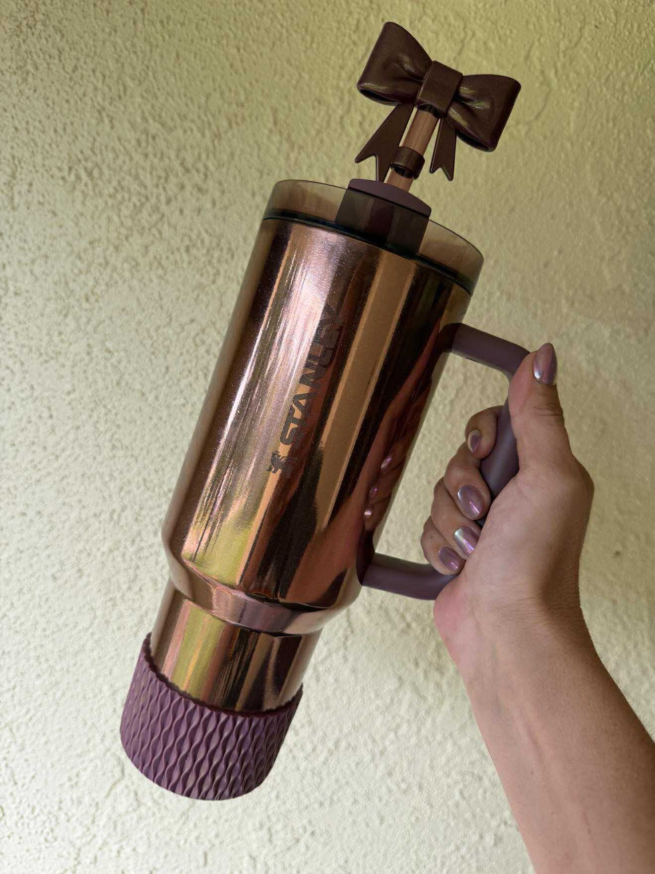 Mauve Metallic - WAVES Silicone Tumbler Boot