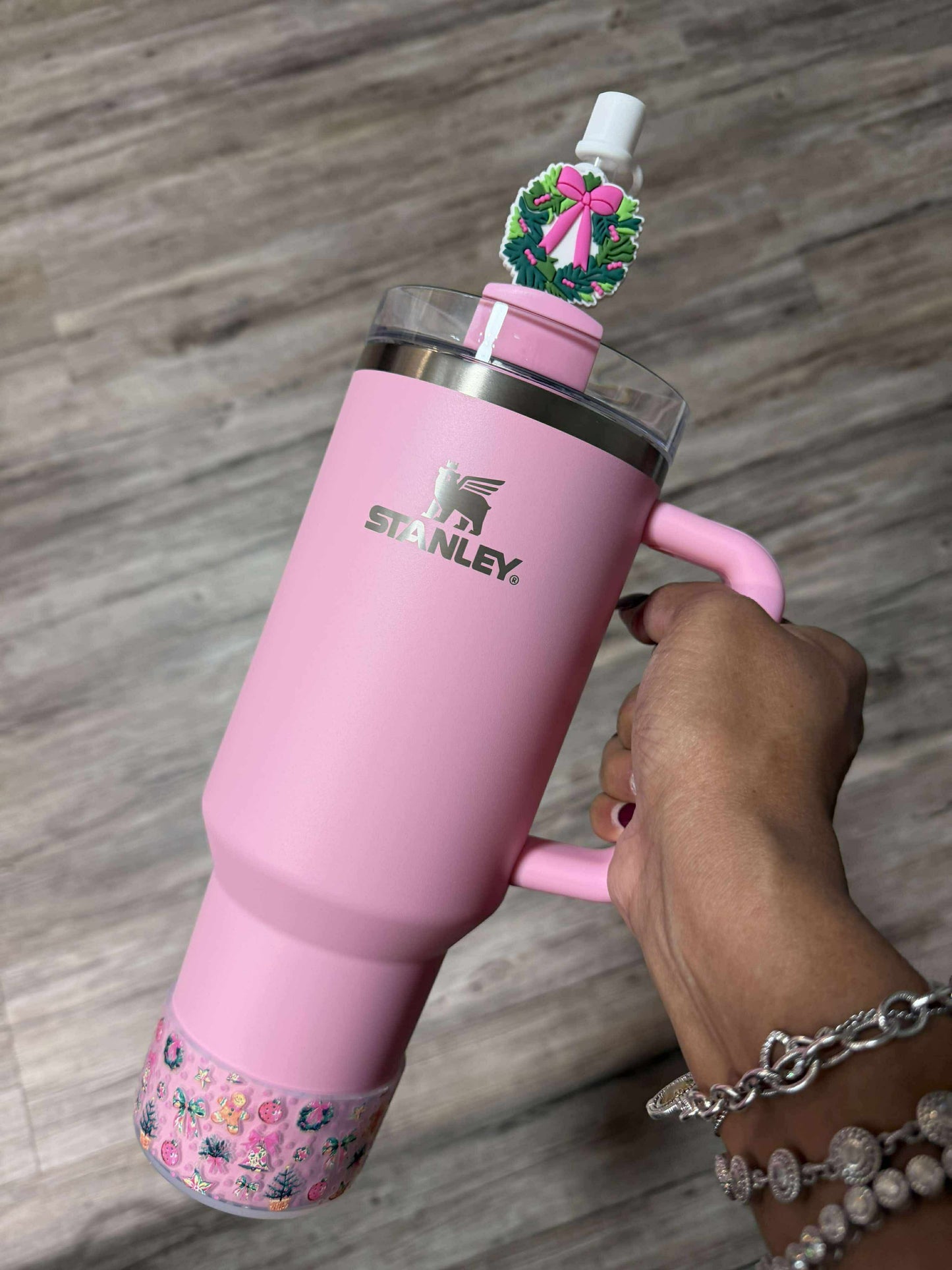 Coquette Christmas Clear - 3D Silicone Tumbler Boot