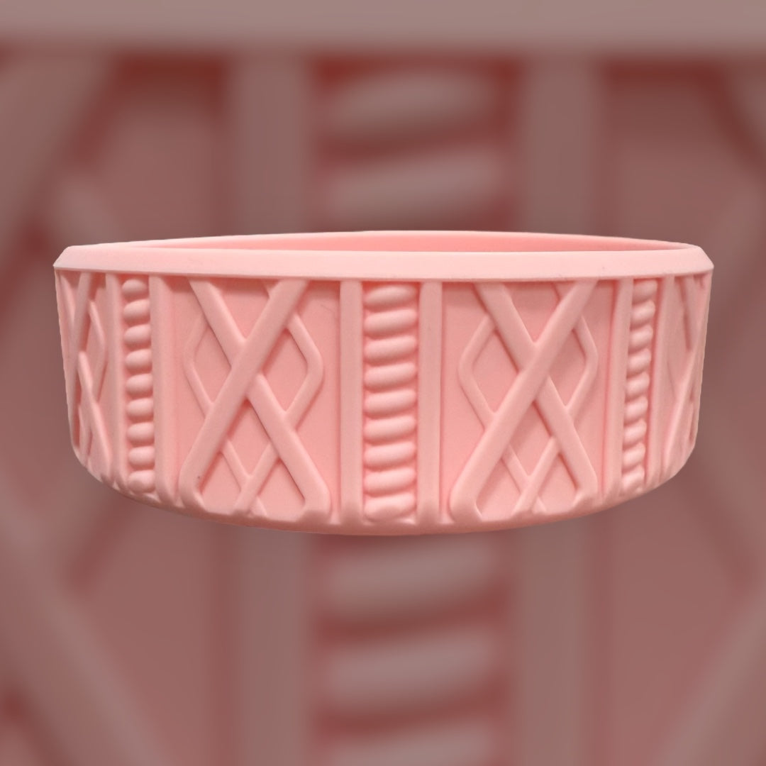 Baby Pink Shorty Sweater 3.25"- Silicone Tumbler Boot