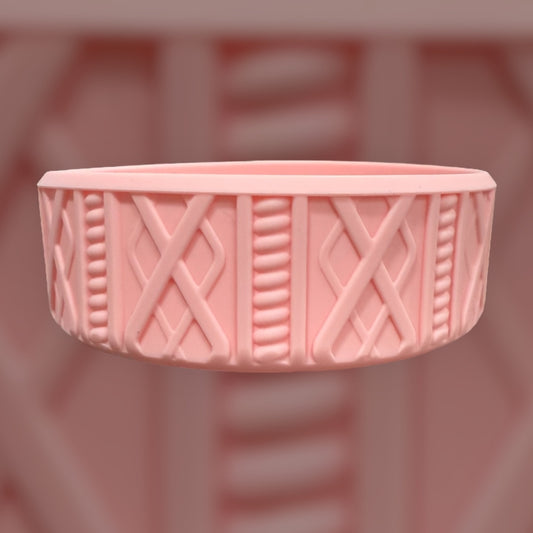 Baby Pink Shorty Sweater 3.25"- Silicone Tumbler Boot