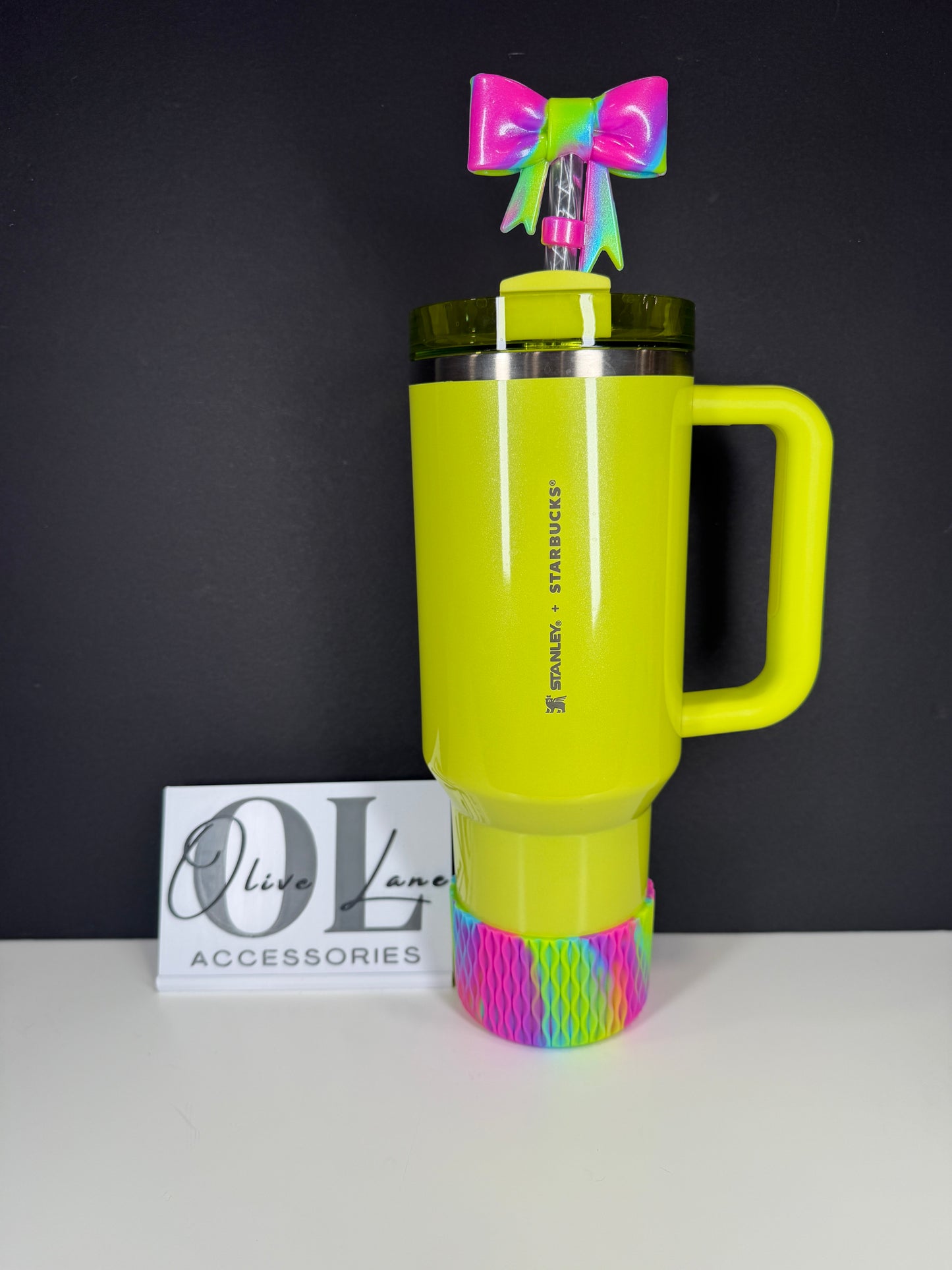 Hydro Neon SHIMMER - WAVES Silicone Tumbler Boot