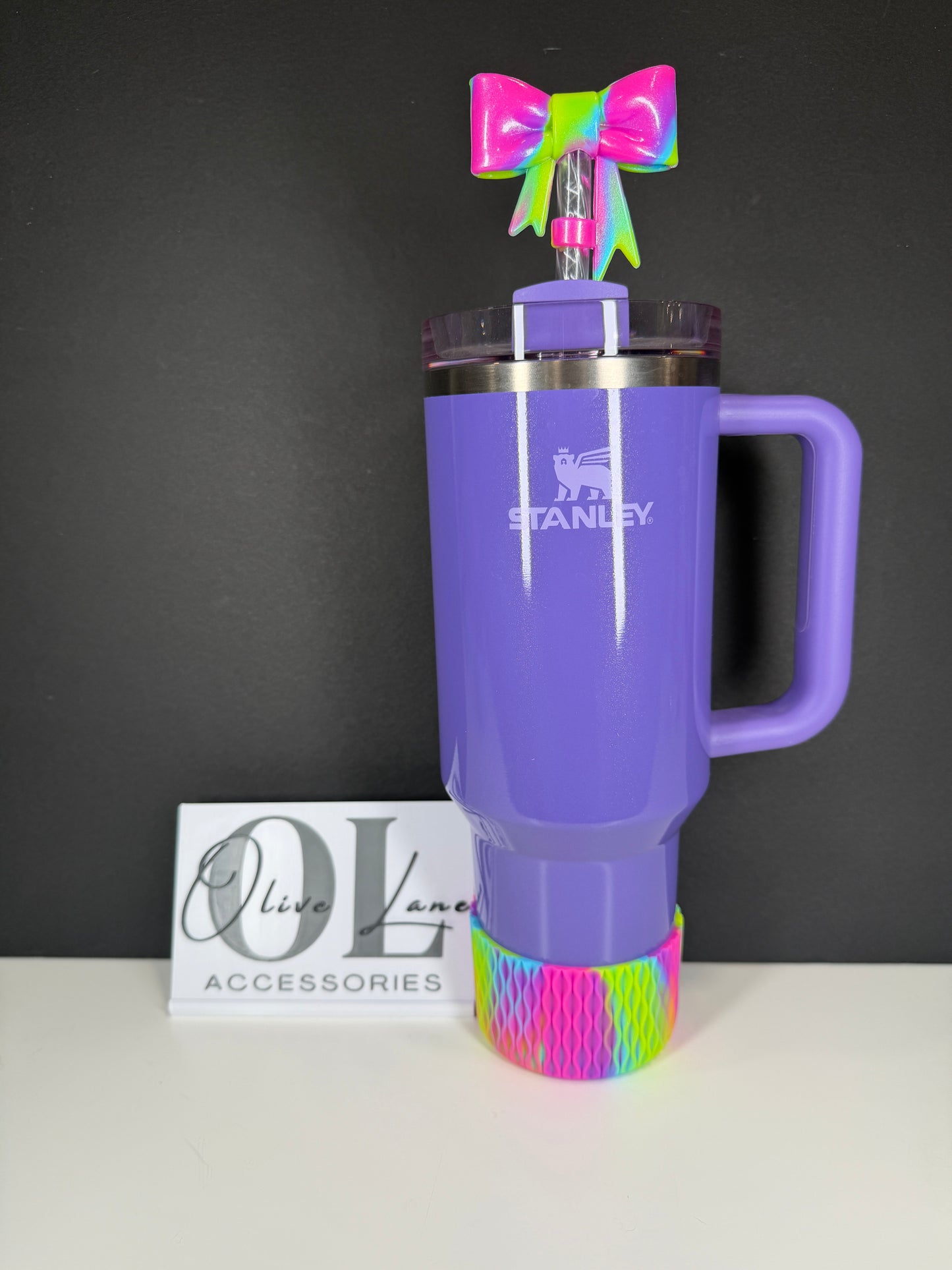 Hydro Neon SHIMMER - WAVES Silicone Tumbler Boot