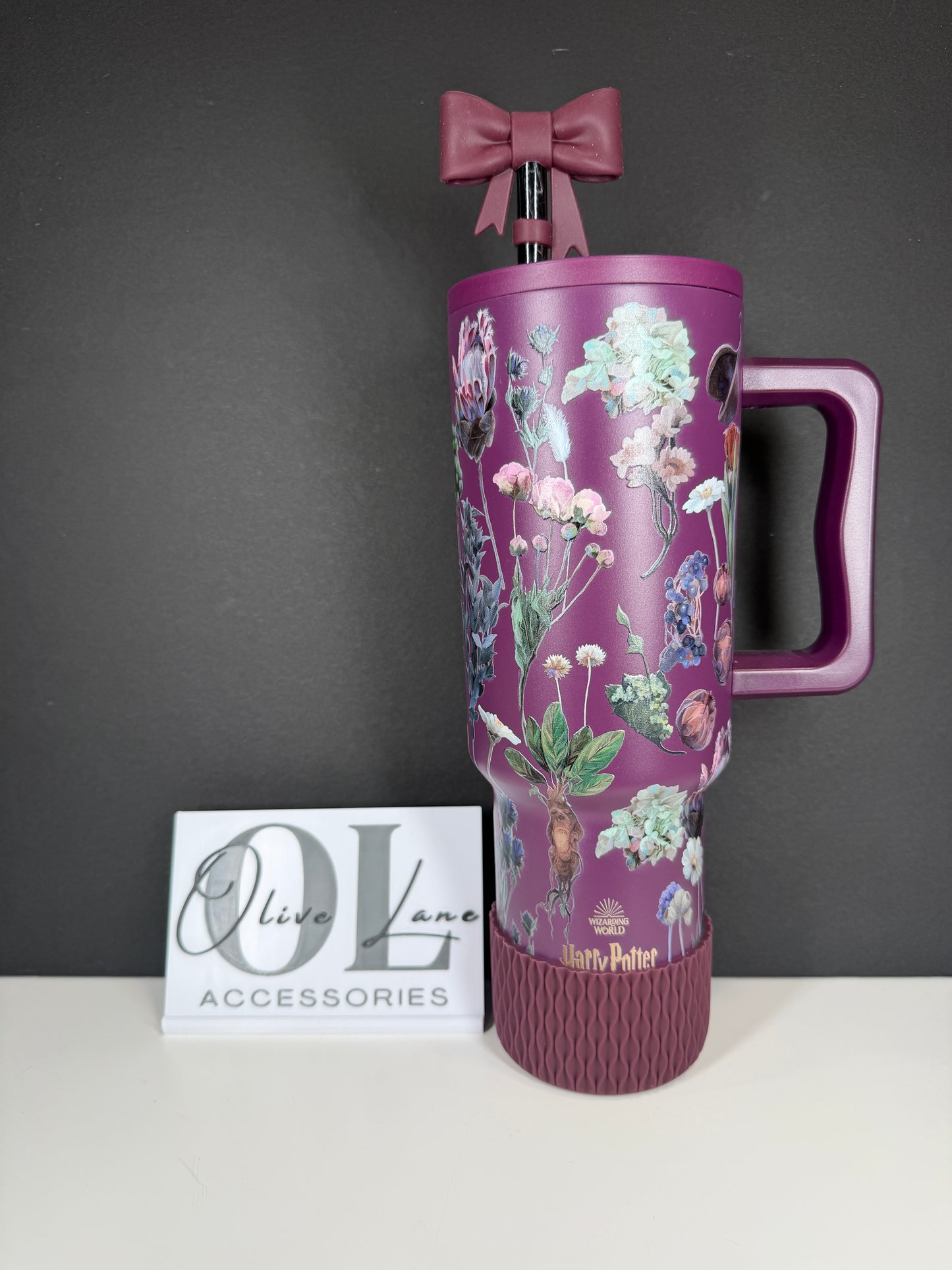 Wine - WAVES Silicone Tumbler Boot