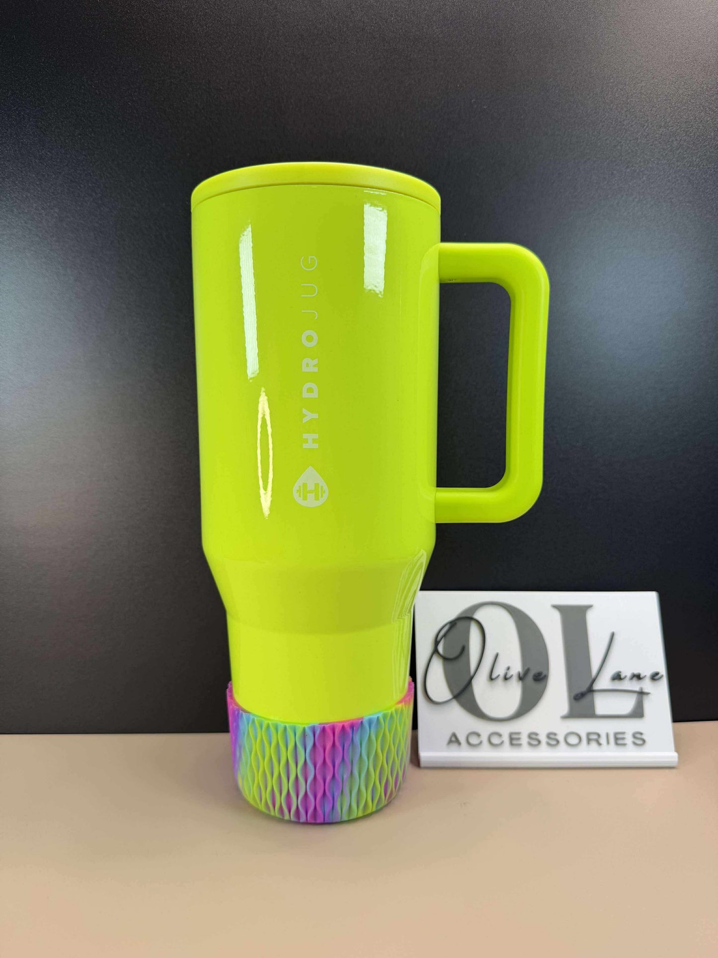 Hydro Neon SHIMMER - WAVES Silicone Tumbler Boot