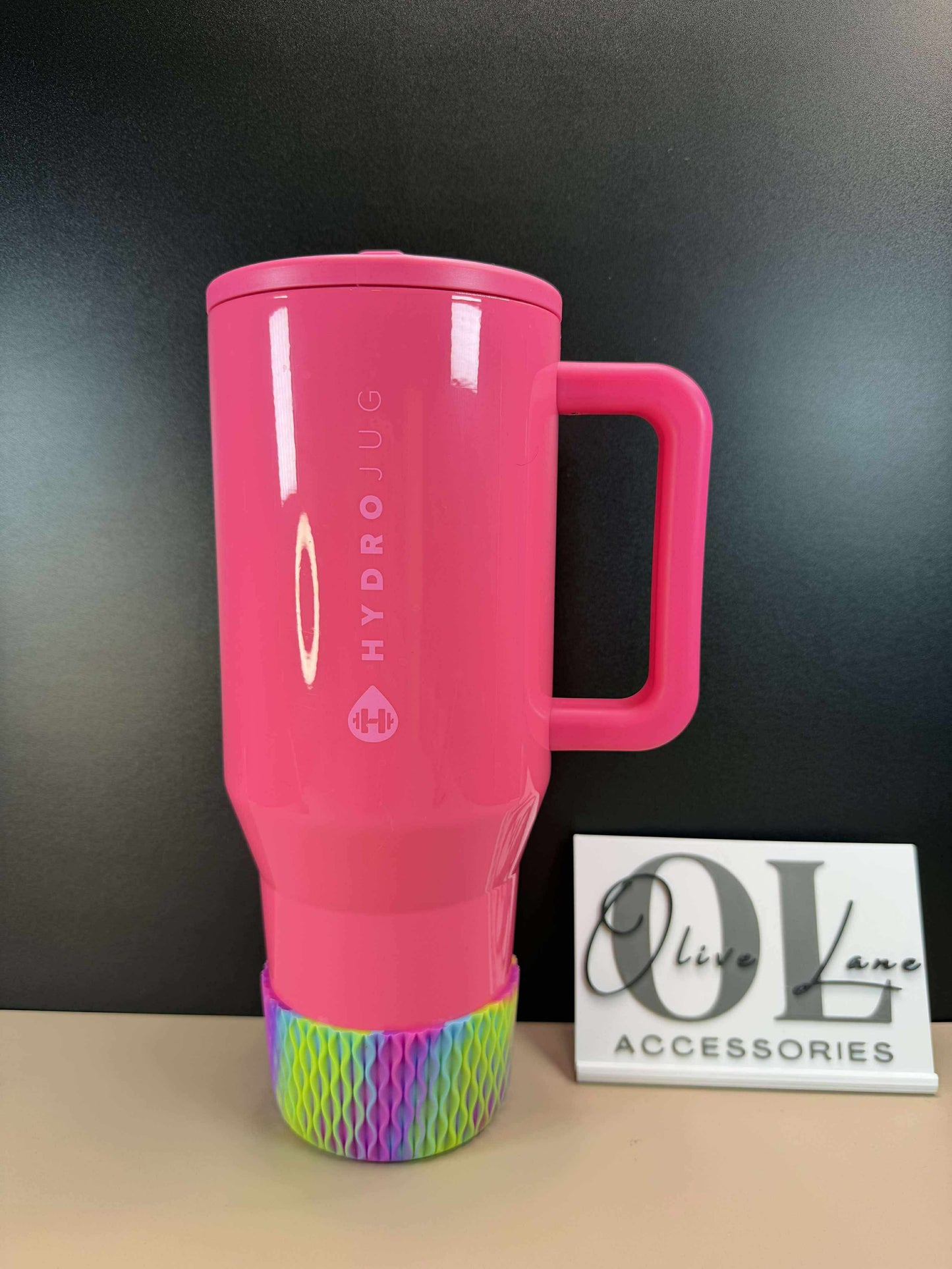Hydro Neon SHIMMER - WAVES Silicone Tumbler Boot