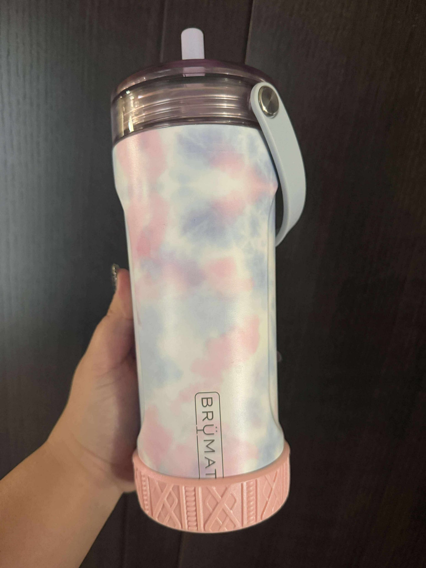 Baby Pink Shorty Sweater 3.25"- Silicone Tumbler Boot