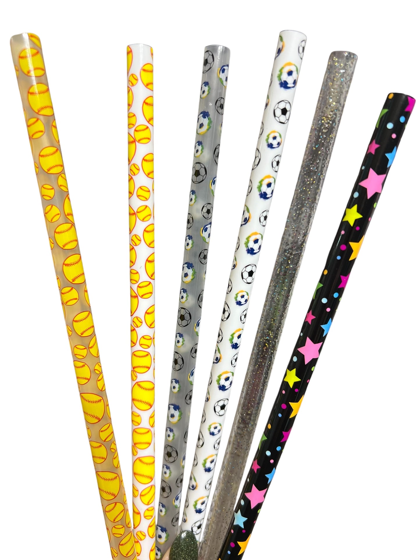 Sports 6-pack SET Straws (40oz Tumbler)