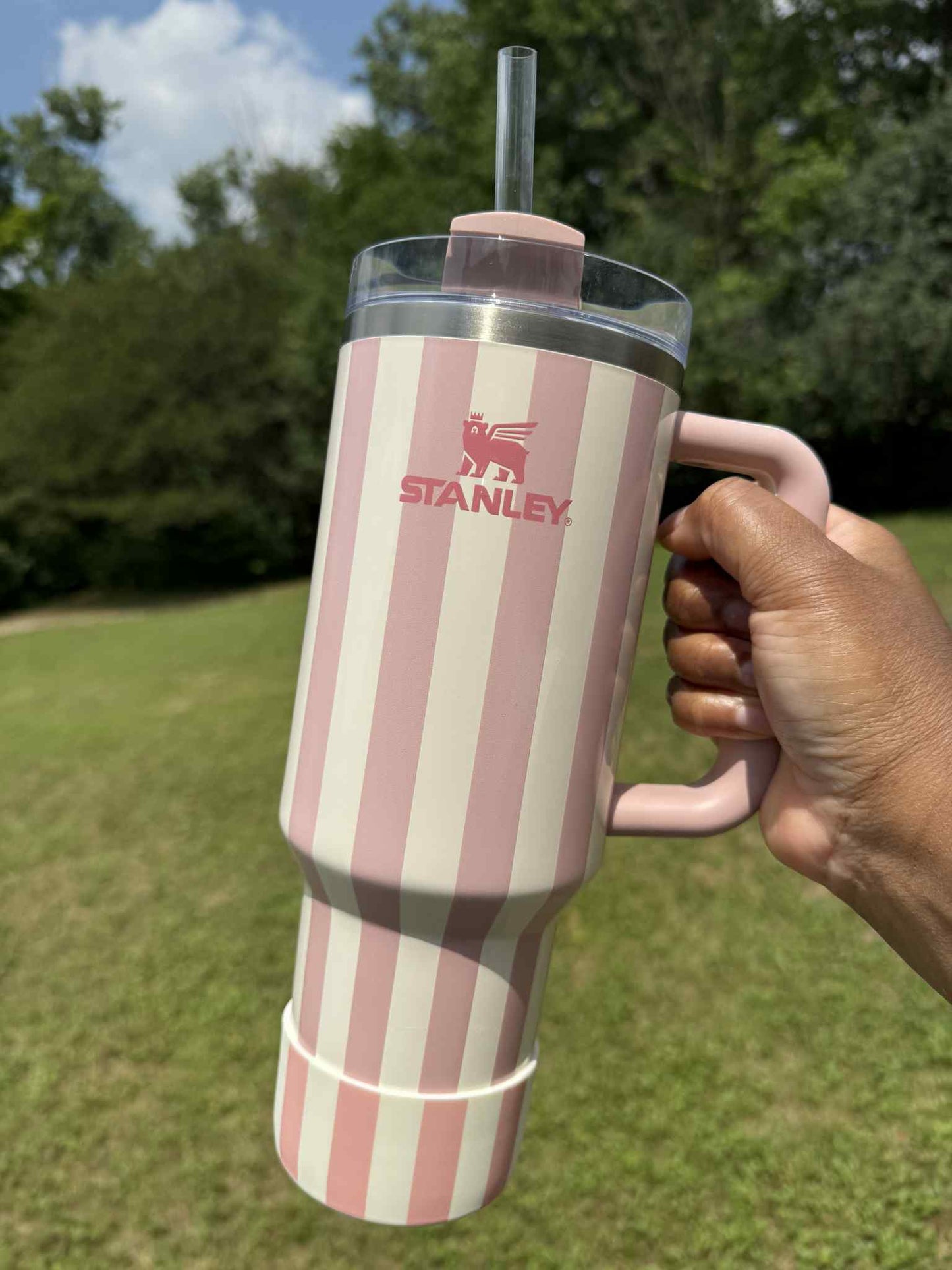 Almost Peach Whip Cabana - Silicone Tumbler Boot