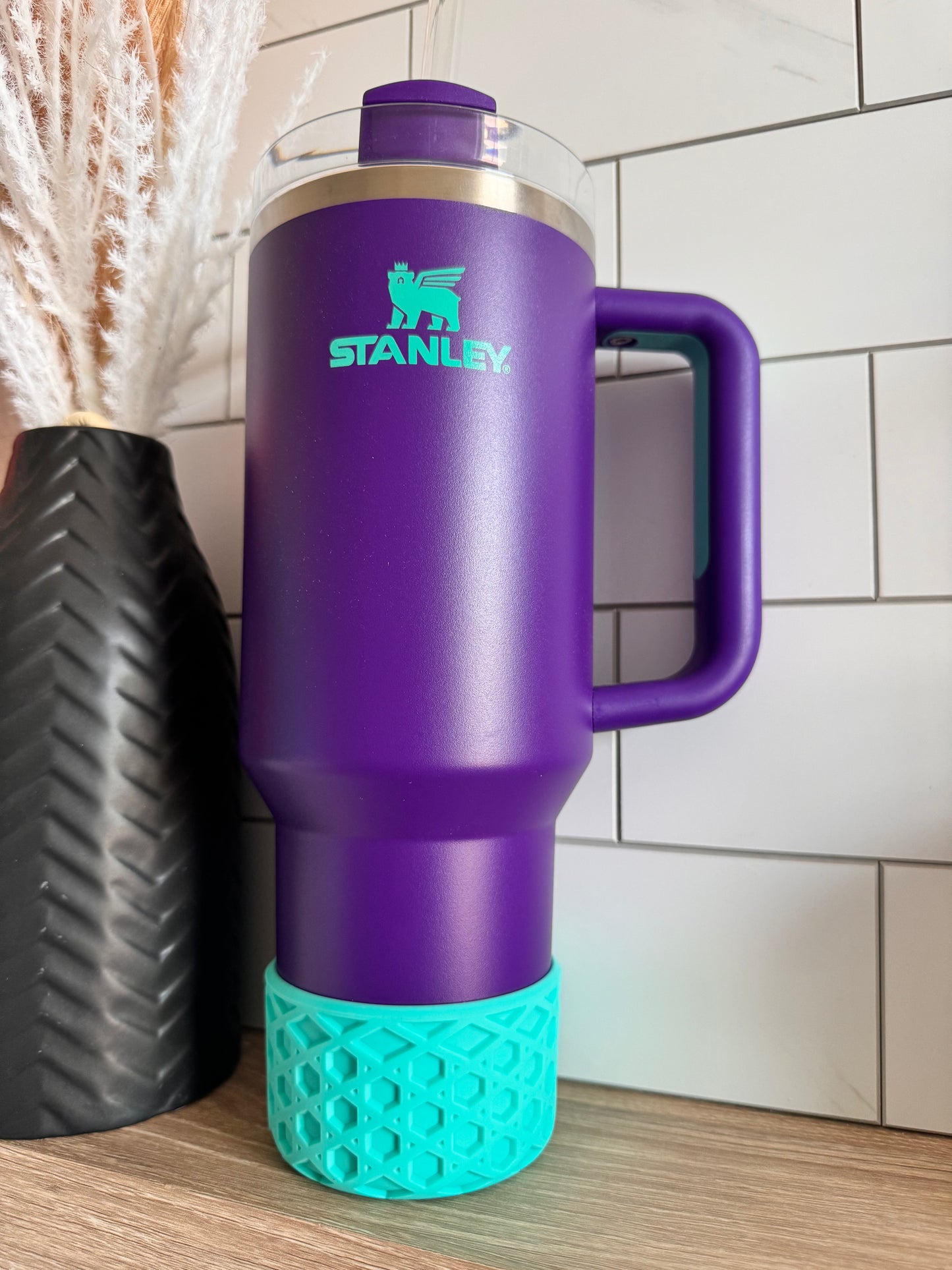 Tiffany Blue WAFFLE Silicone Tumbler Boot