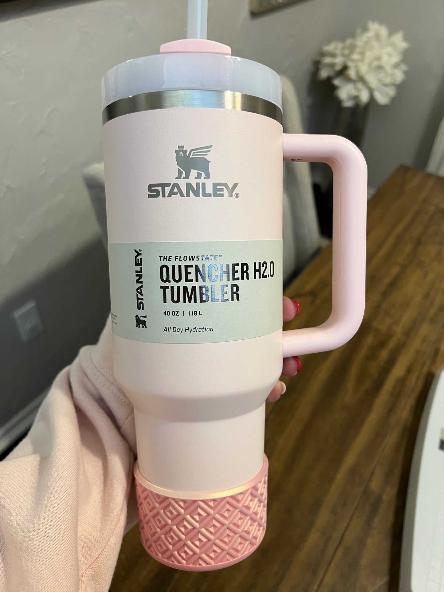 Blush Metallic - DIAMONDS Silicone Tumbler Boot