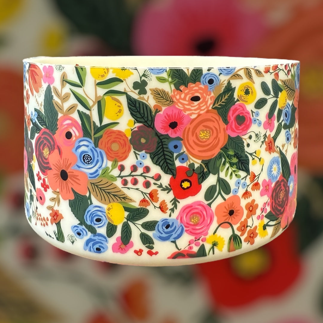 Garden Party Cream - Silicone Tumbler Boot