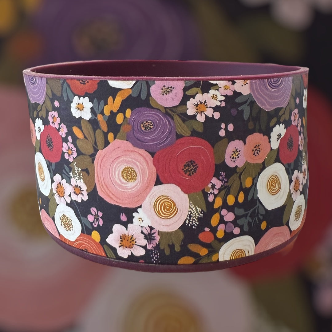 Garden Party Plum - Silicone Tumbler Boot